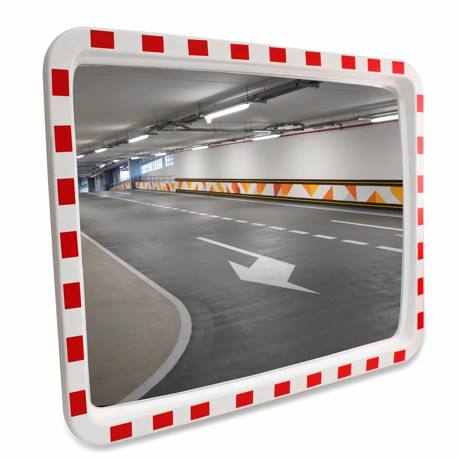 Verkehrsspiegel rechteckig 40 x 60 cm Straße Überwachungsspiegel Sicherheitsspiegel Konvexspiegel außen und innen Weitwinkeleffekt