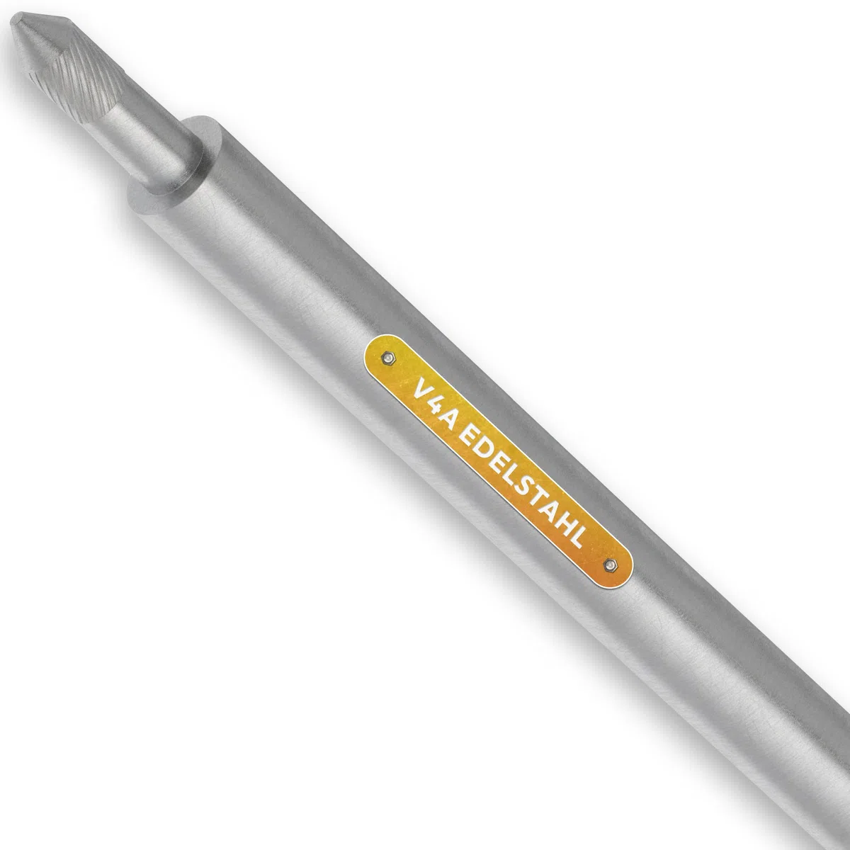Tiefenerder Erweiterungsstab - Ø20mm V4A Edelstahl, Erdungsspieß Erdung Kreuzerder Staberder Erdnagel Erder Erdspieß Erdungsstab Erdungskabel Erdungsschiene für Blitzableiter und Solar