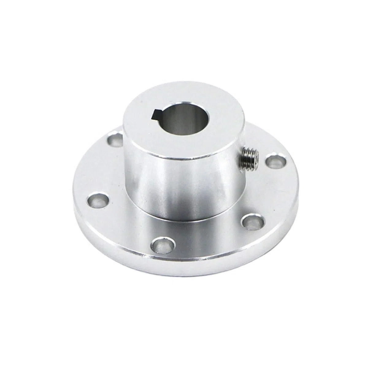 Flanschkupplung, hochfeste Aluminiumlegierung, Omni-Rad-Durchmesser 5, 6, 8, 10 mm, 12, 14, 15, 16, 18 mm, Keilnut-Kupplung (Size : 14mm keyway)