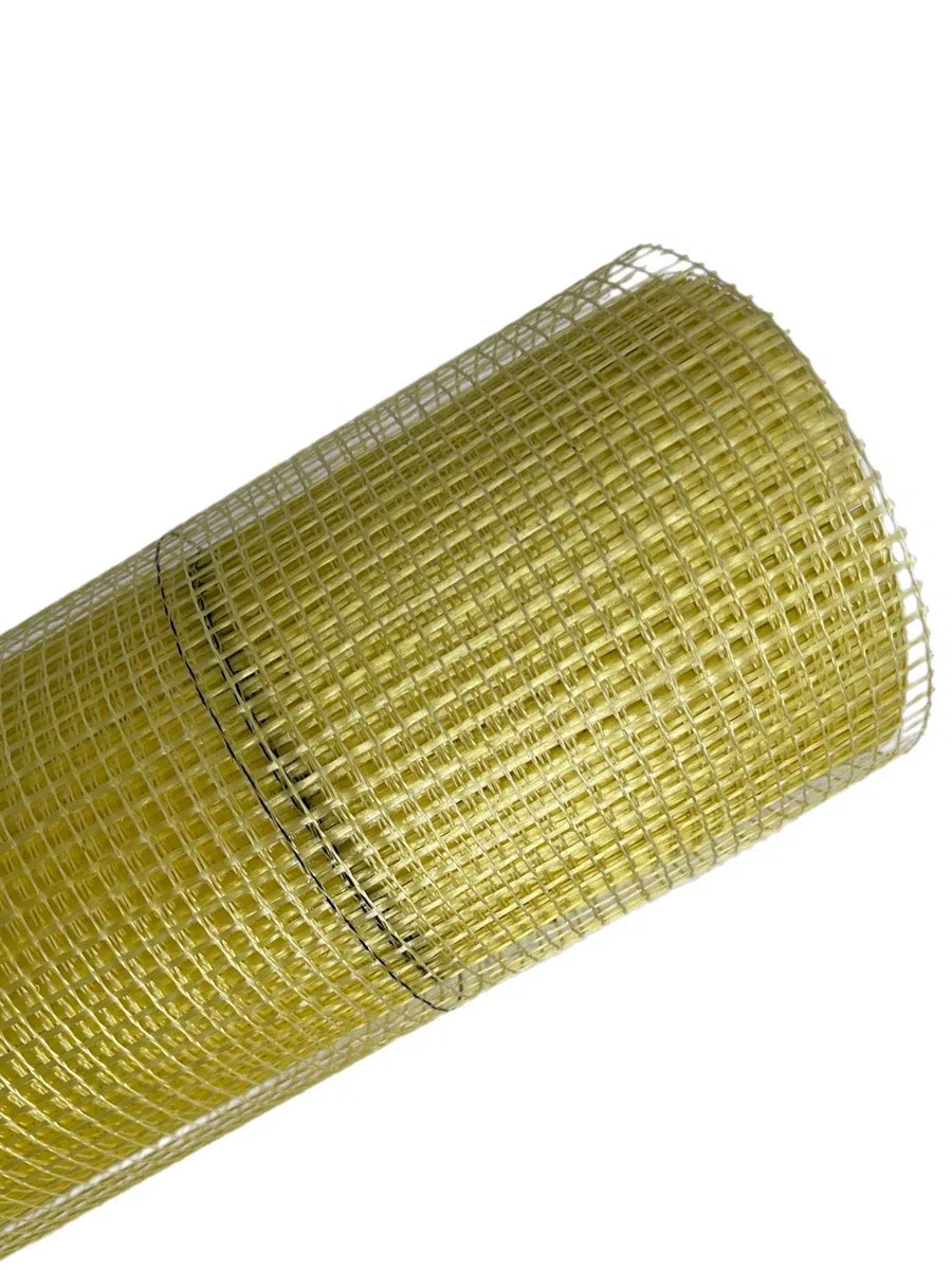Armierungsgewebe 165g /m² 4x4 mm GELB 50m² Glasfasergewebe Gewebe Putzgewebe Putz VWS- und WDVS System