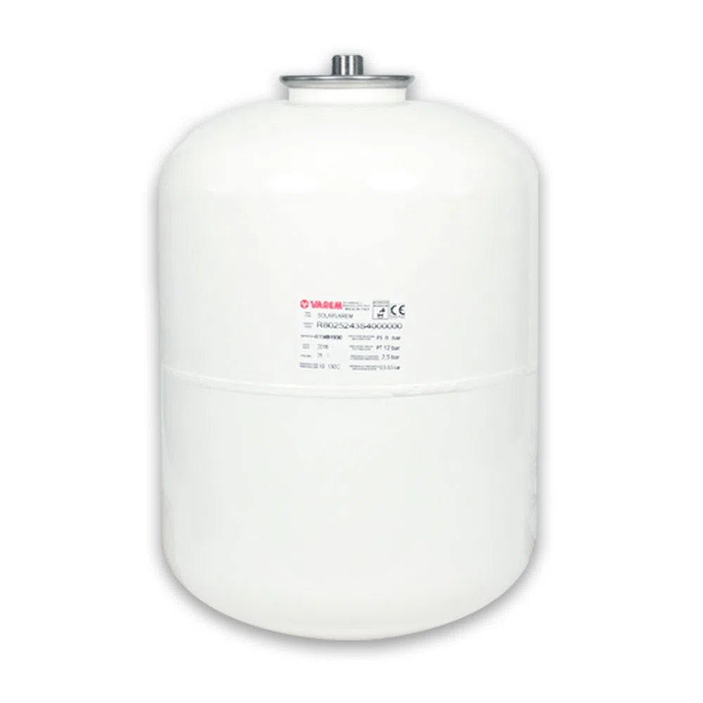 Membranausdehnungsgefäß Solar 18 Liter - max. 8 bar - 3/4'' AG weiß