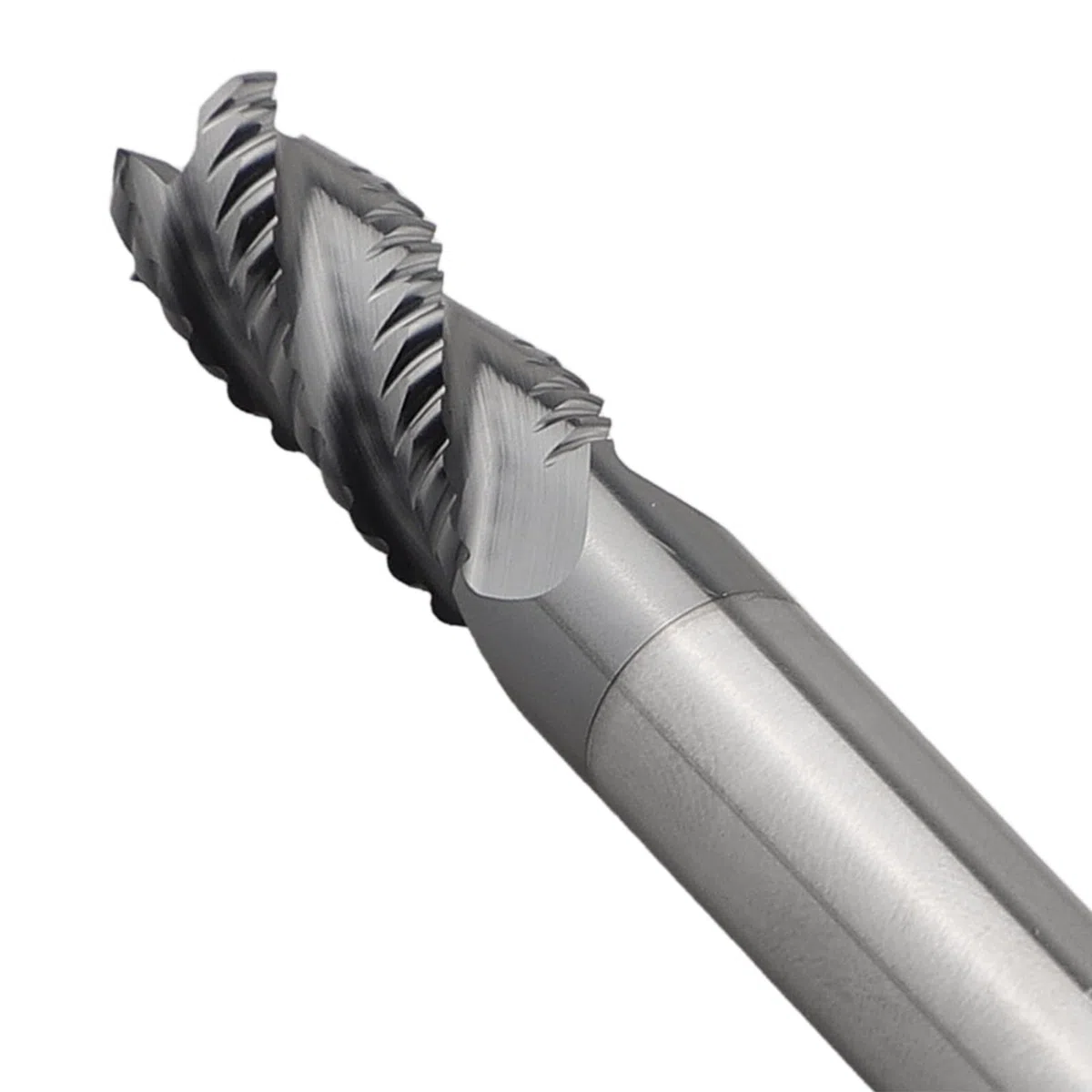 AlTiN beschichteter Vollhartmetall-Schruppfräser, 4 Zähne Design für effektiven Materialabtrag in der Fertigung (10mm)