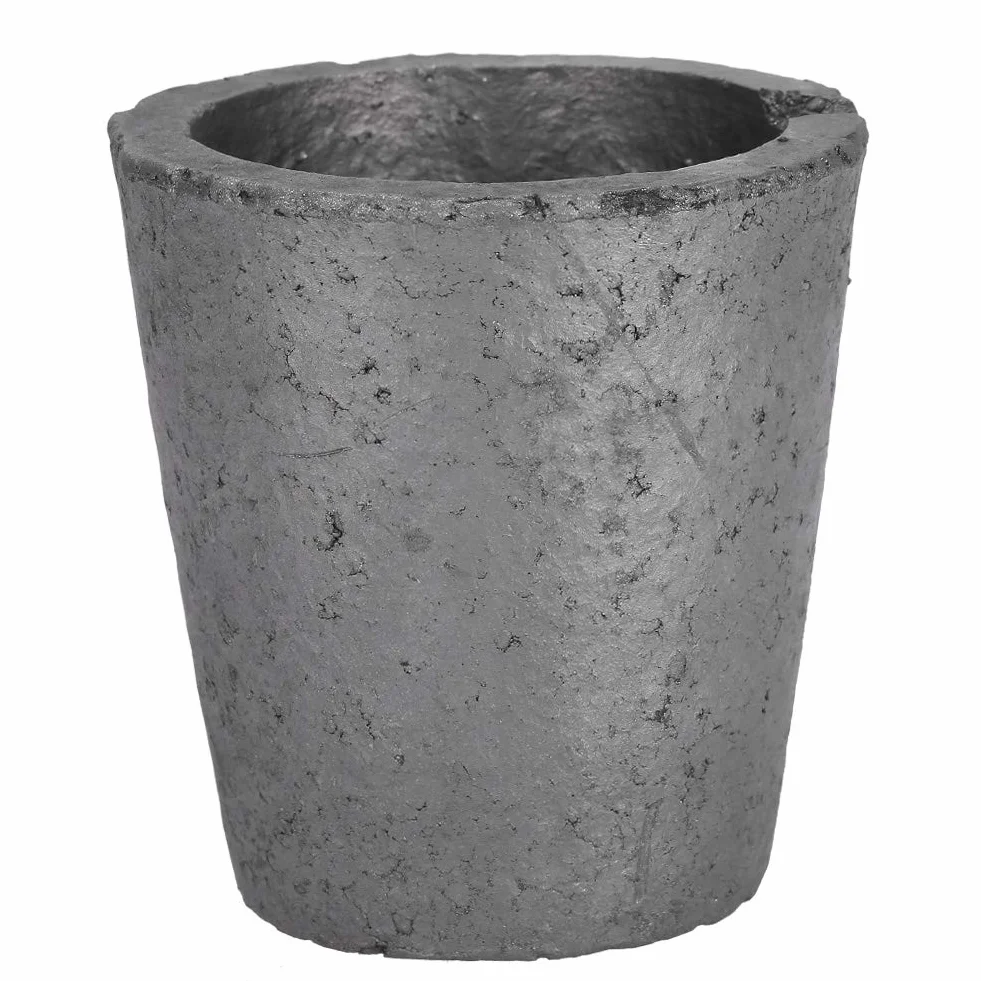 4Kg Schmelztiegel aus Silikonkarbid, Graphittiegel für Metallproduktion, Ofentiegel Schmelzwerkzeug, Hochofen Zubehör