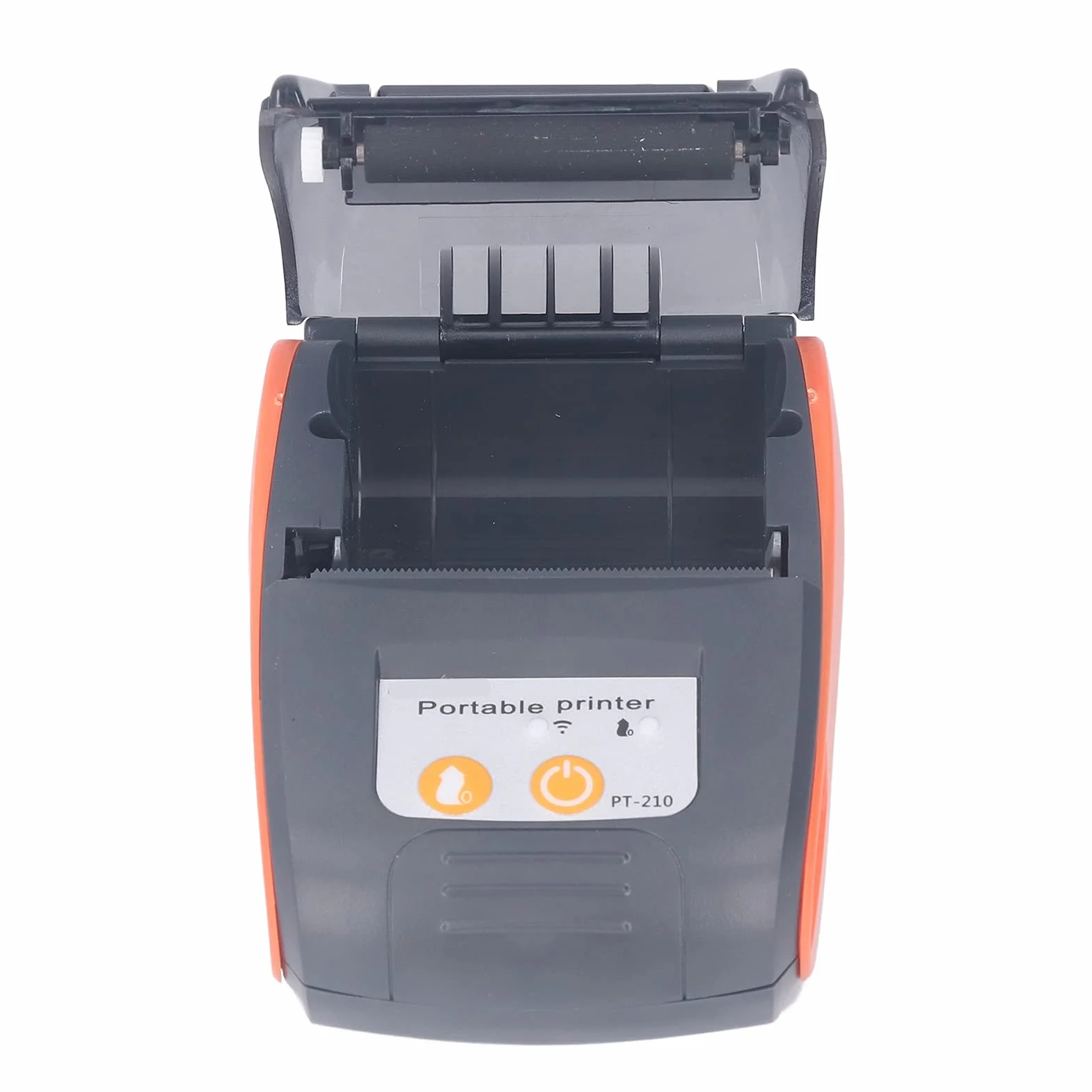 Bluetooth Rechnungsdrucker, 58mm Kabelloser Thermodrucker USB Bondrucker Belegdrucker Etikettendrucker, für Einzelhandel Restaurants Büro kompatibel mit Android PC (Ohne Fall)