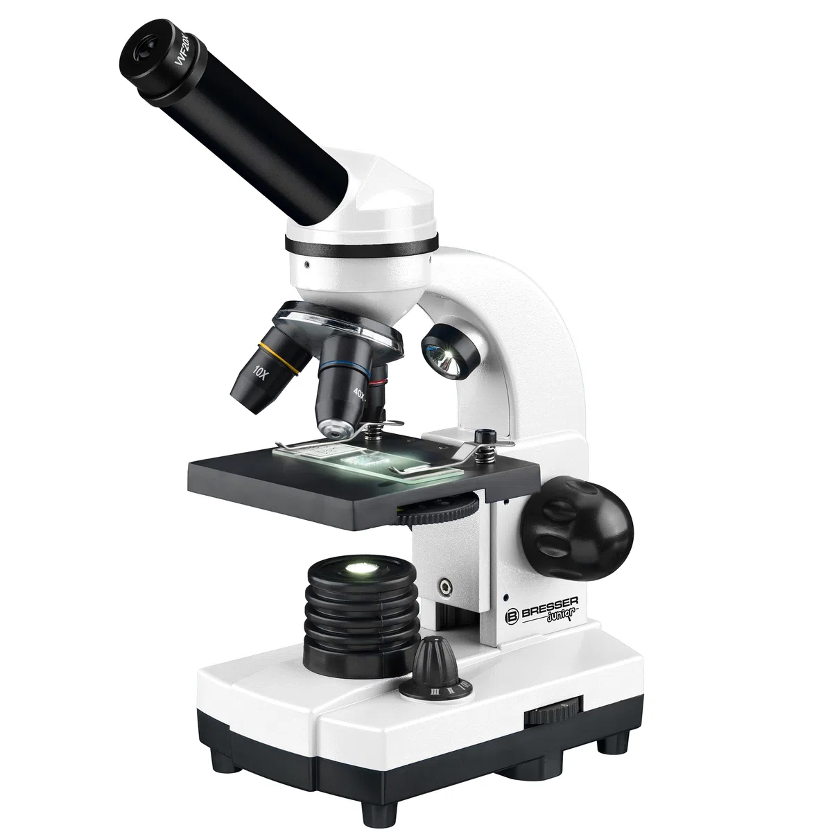 Bresser Biolux SEL Schülermikroskop Set mit Beleuchtung, Smartphoneadapter, Hartschalenkoffer, einem Experimentierset und viel Zubehör