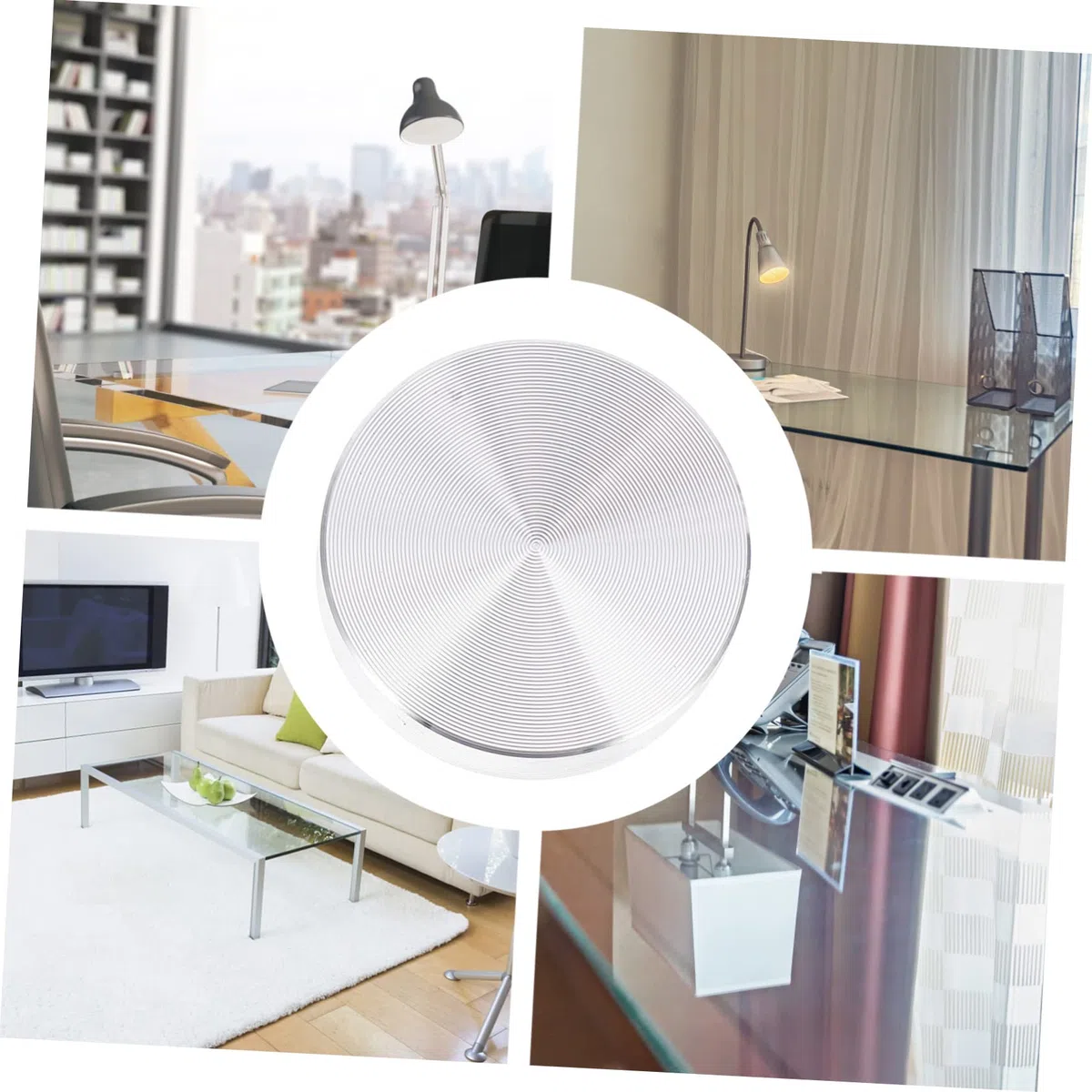 Operitacx 30stücke Aluminiumdiscs Dicke Runde Aluminiumscheiben Als Glasadapter Für Tischplatten Für Couchtische Bürotische Und Esstische