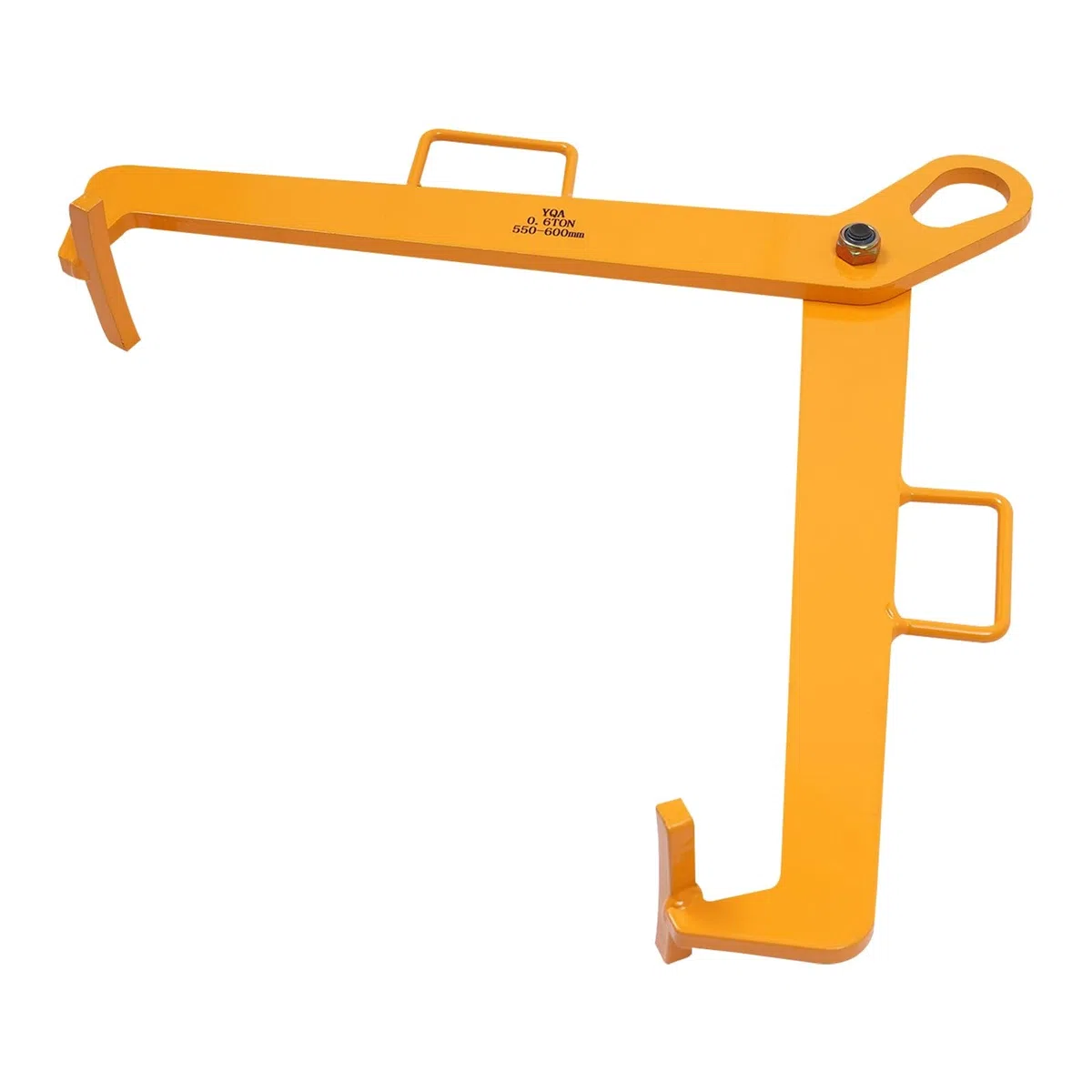 Ölfasshebezange Vertikale Fassklemme Fassheber Ölfass-Hebezange 0.6T zum Transport von Kunststofffässern Trommeldurchmesser 55-60 cm - Gelb