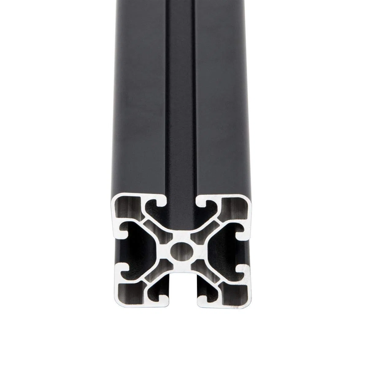 SCHMIDT systemprofile 6 Stück 2000mm Aluminium-Profil 40x40mm Nut 8 Strebenprofil Anthrazit 4040 Aluprofil Konstruktionsprofil 2m