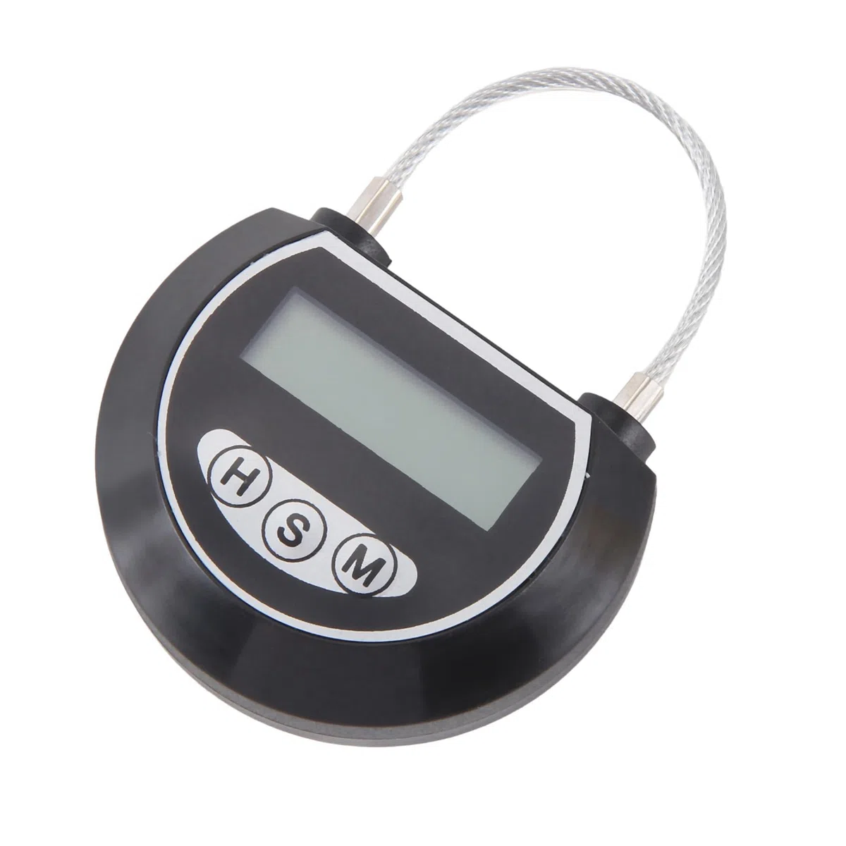 2X Elektronischer Zeitschloss-Timer-Schlossbehälter, Multifunktions-Zeitschlossbehälter für Spielzeug, Schwarz