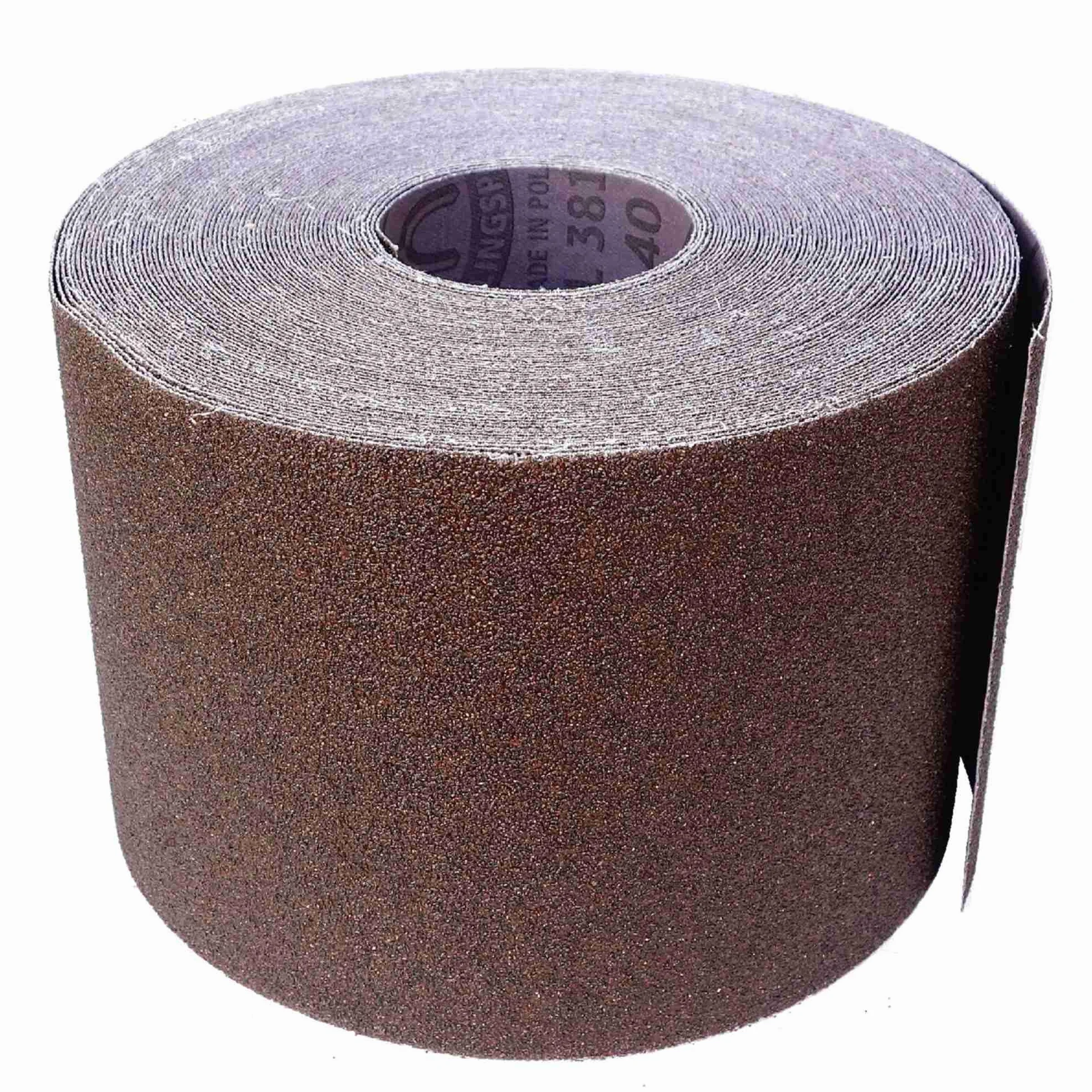 KL381J Schleifrolle | 150 mm Breite | Schleifgewebe flexibel für Holz & Metall | Hand- & Maschinenschliff | Körnung & Länge wählbar (P150, Länge: 10 m)