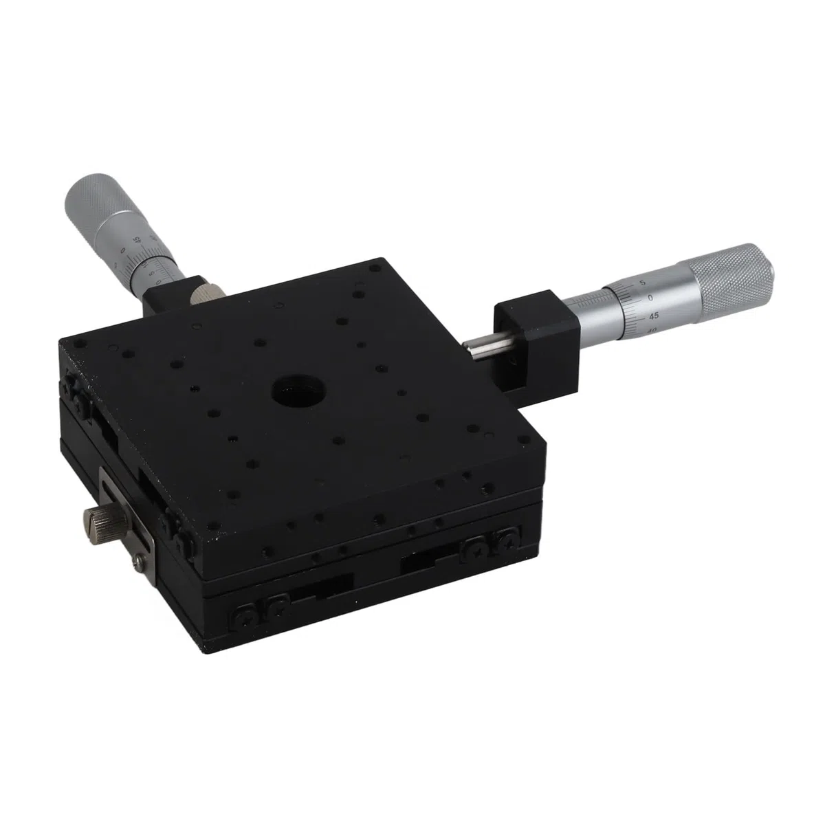 XY-Lineartisch, SEMY100 AC-Mikrometer, manueller Präzisions-Lineartranslationstisch, Verschiebung, Trimmlager, Schiebetisch, Kreuzrollenführung, XY-Achse, 100 x 100
