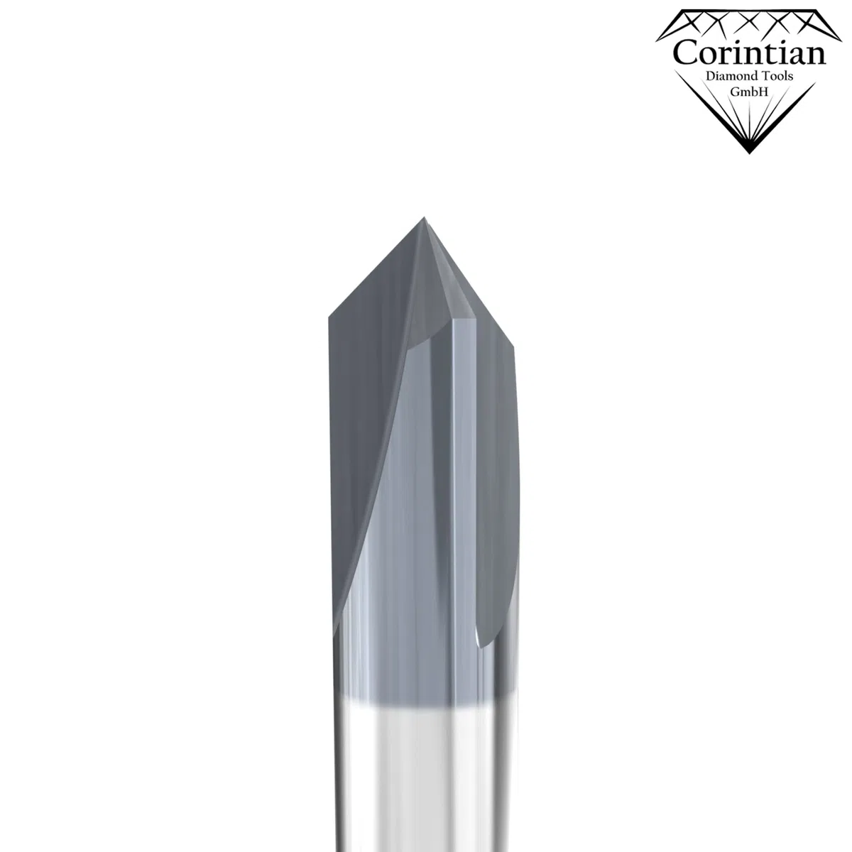 VHM Fasenfräser mit AlTiN Beschichtung, Ø 3-12mm, 60-120° Winkel, 3 Schneiden, High Performance Cutting HPC geeignet (10mm, 90° Winkel)