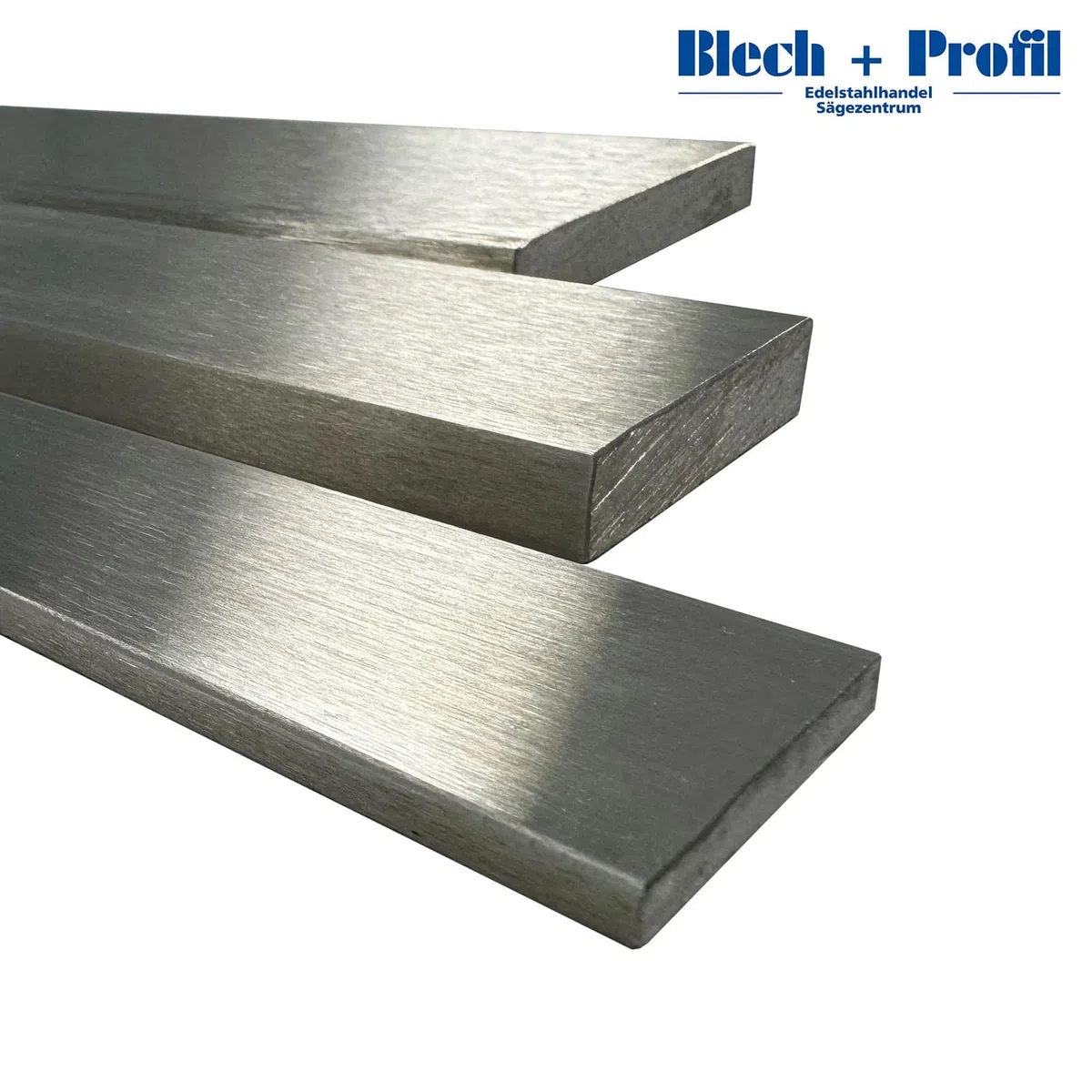 Blech + Profil Edelstahl Flachstahl 50x6mm geschliffen Flacheisen 1500mm / 150cm Flachstab K240 geschliffen satiniert Zuschnitt Innen & Außen DIY