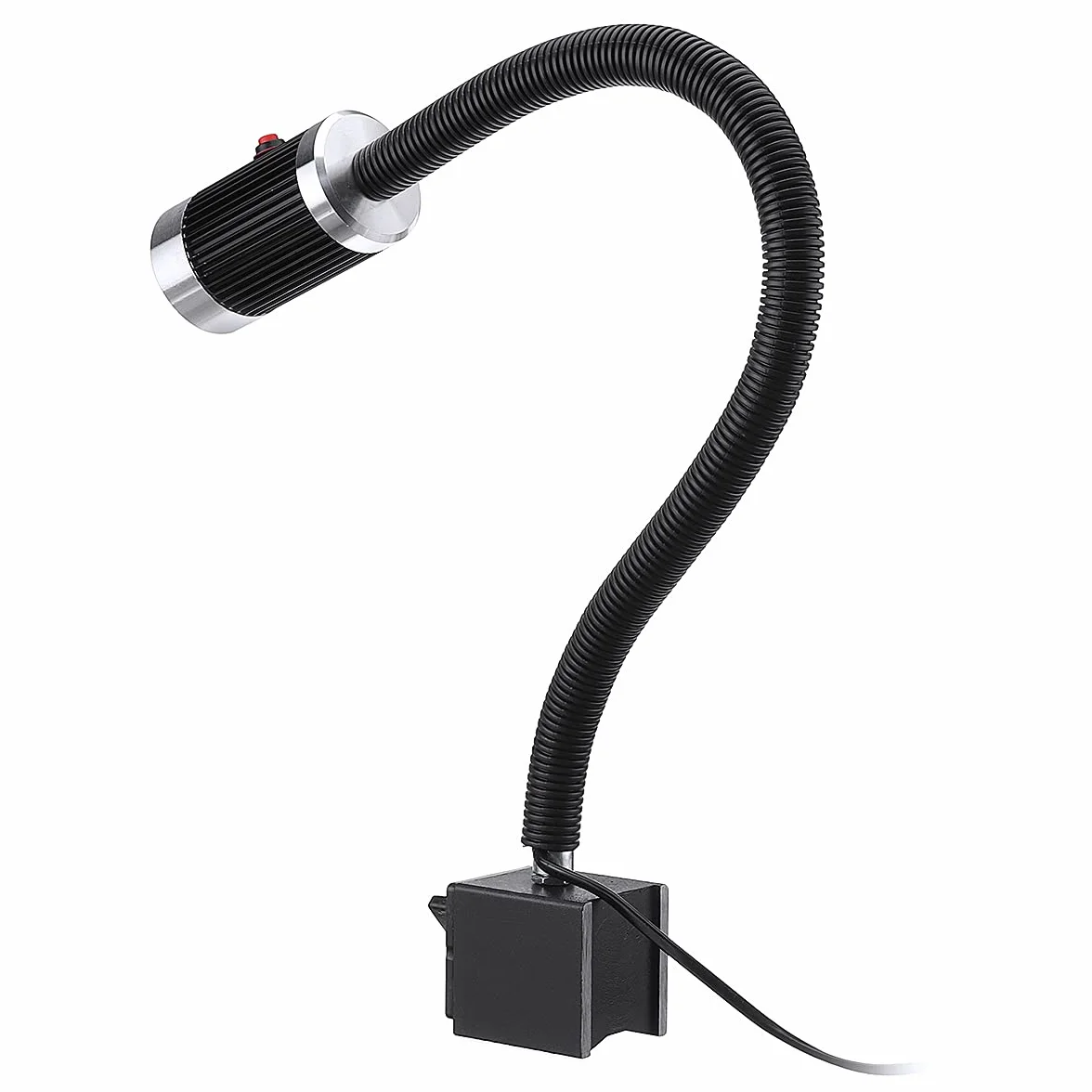 Maschinenlampe mit Magnetfuß,Magnetische LED Drehmaschine Lampe 9W Flexibel Wasserdicht Arm Licht mit Magnetic Base für Werkbank werkstatt, Drehmaschine, cnc fräse,fräsmaschine metall