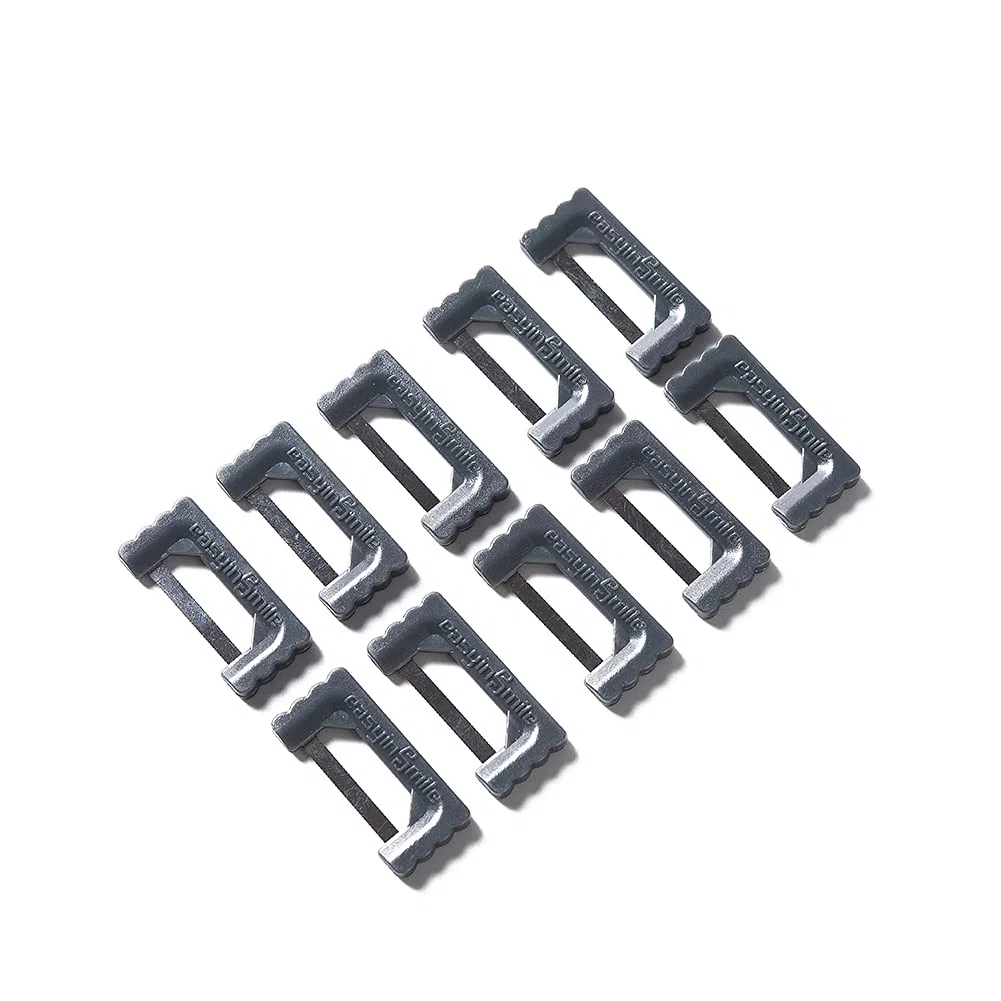 Zahnpolierstreifen 2 Packs Kieferorthopädische Interproximalreduktion IPR/IR-System Einhand-Zahnschmelz-Kit (Gray)