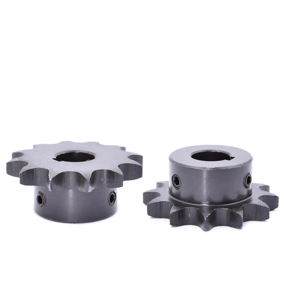 10/11 Zähne 08B Industrieantrieb Kettenrad Zahnrad Keilnut Bohrung 10-35mm 1St(25mm (keyway 8mm),10 Teeth)