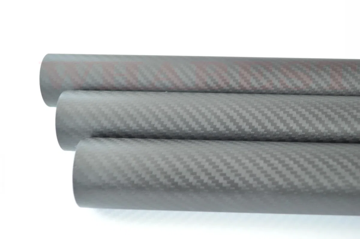 3K Kohlefaserrohr, Außendurchmesser 20 21 23 24 25 26 27 28 29 30 MM x 500 mm, Flügelrohr Multi-Copter ARM DIY(21 * 25 * 500mm Matte Twill)