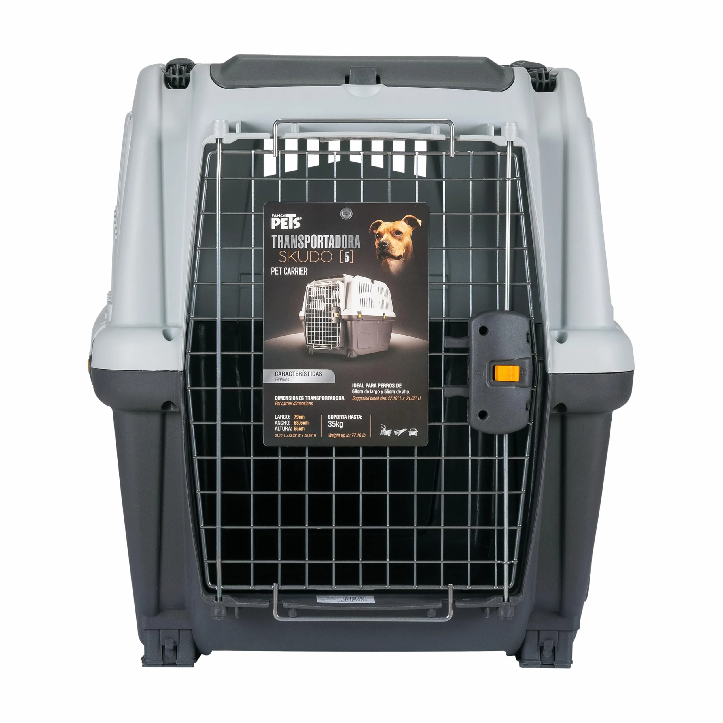 Nobby Transportbox Skudo 5 IATA, grau, 79 x 58,5 x 65 cm