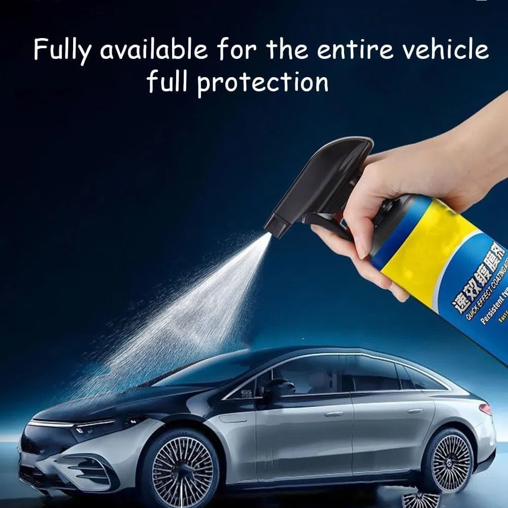 Sopami Car Coating Spray,Quick Effect Coating Agent,Sopami Quickly Coat Car Wax,Car Scratch Wax Polish Spray Waterless Wash,Sopami Oil Film Emulsion Glass Cleaner (2Pcs)