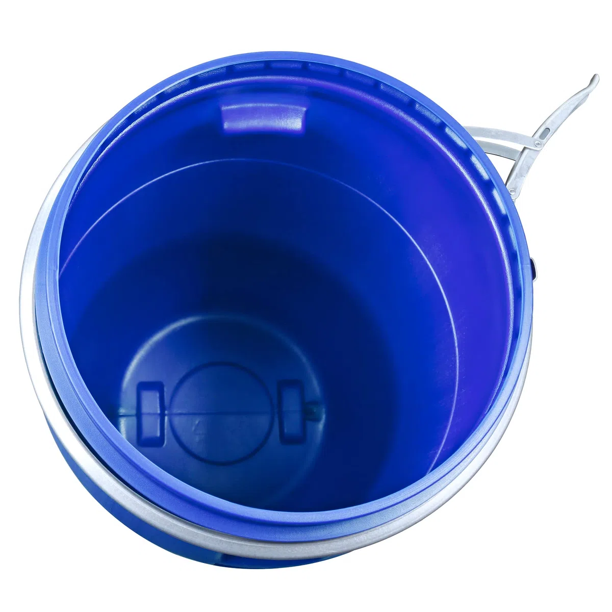 BAUPROFI Fass mit Spannring 60l blau