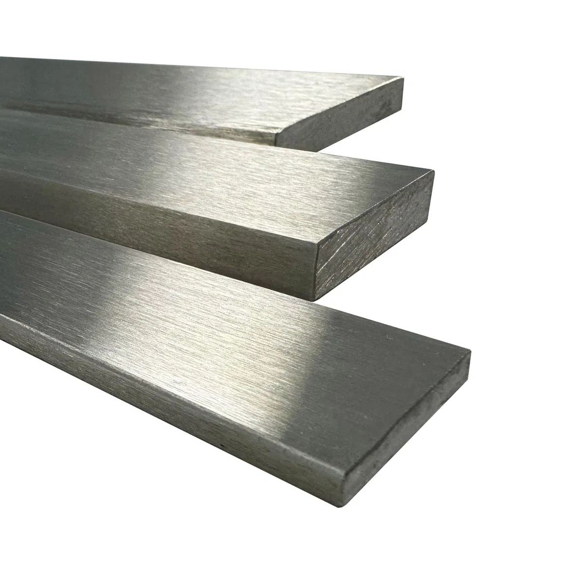 Blech + Profil Edelstahl Flachstahl 50x6mm geschliffen Flacheisen 1500mm / 150cm Flachstab K240 geschliffen satiniert Zuschnitt Innen & Außen DIY