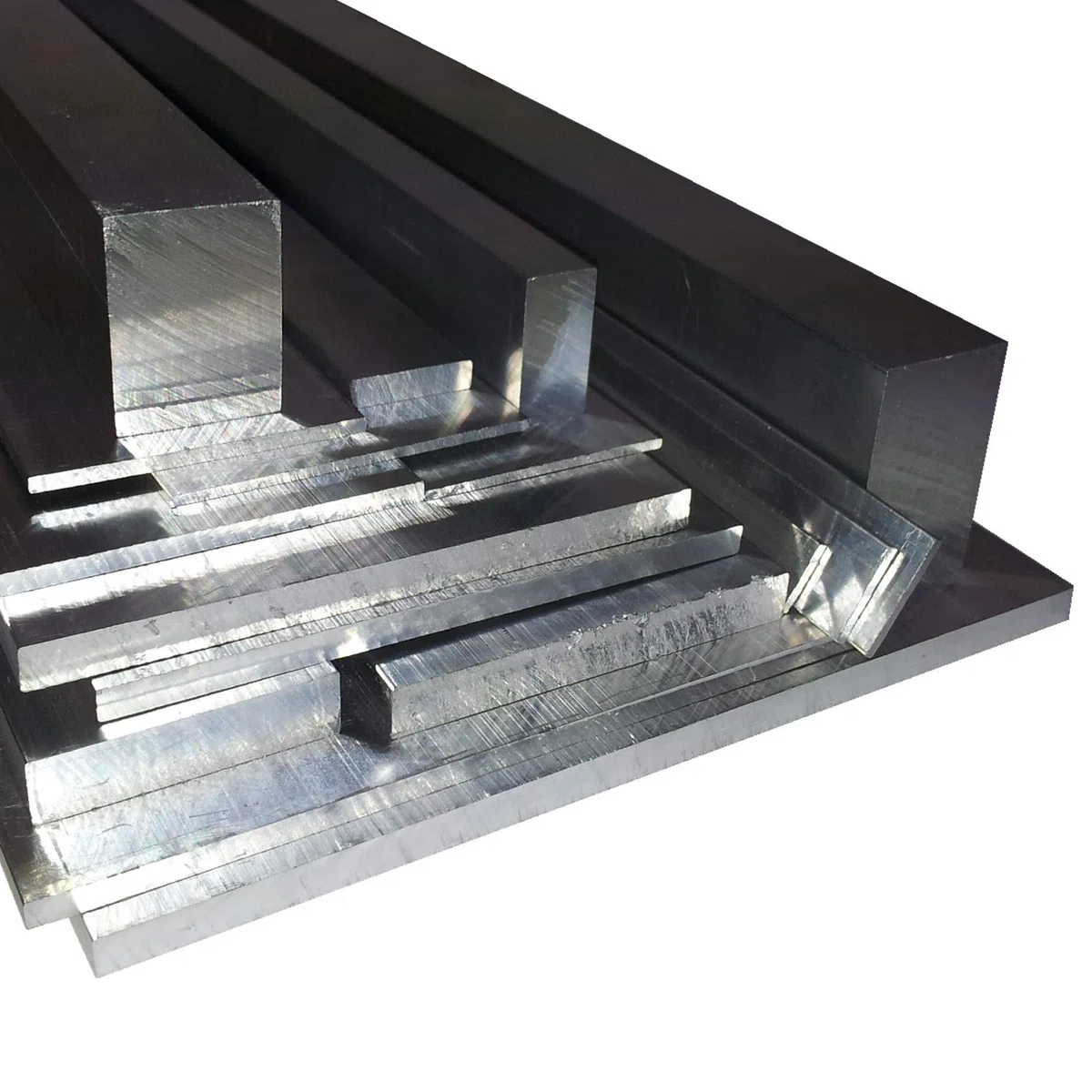 Alu Flachstange Aluminium 40 x 5 mm AlMgSi0,5 Profil Aluprofil Flach Alu Stange Flachmaterial (600 cm (3 Stck. á 200 cm))