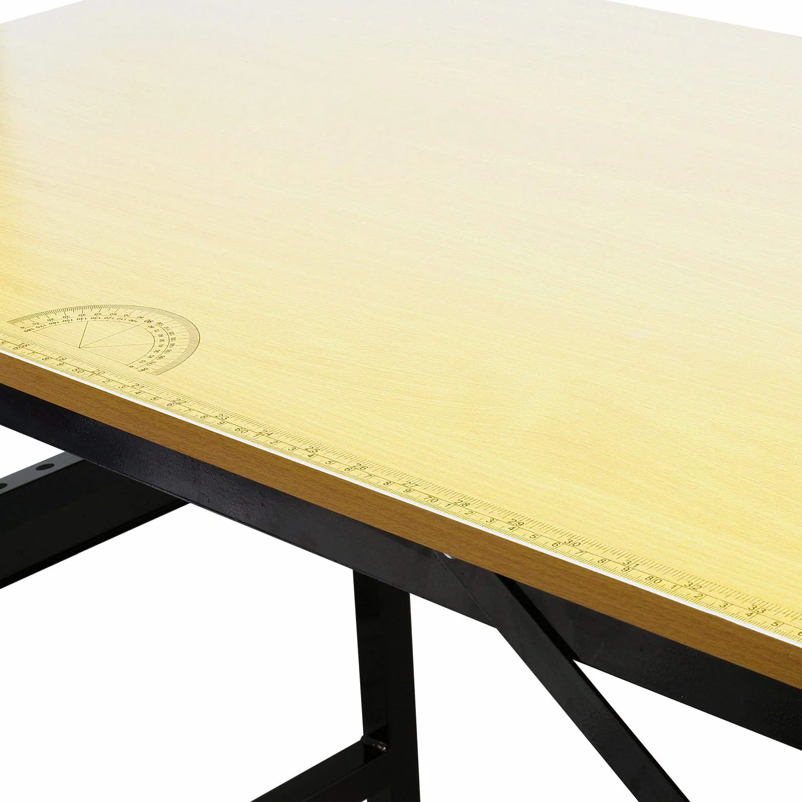 Wiltec Werkbank 100 x 60 x 76 cm klappbar, Werktisch faltbar, linierter Arbeitstisch bis 150 kg belastbar, Werkstatteinrichtung aus Stahl und Holz