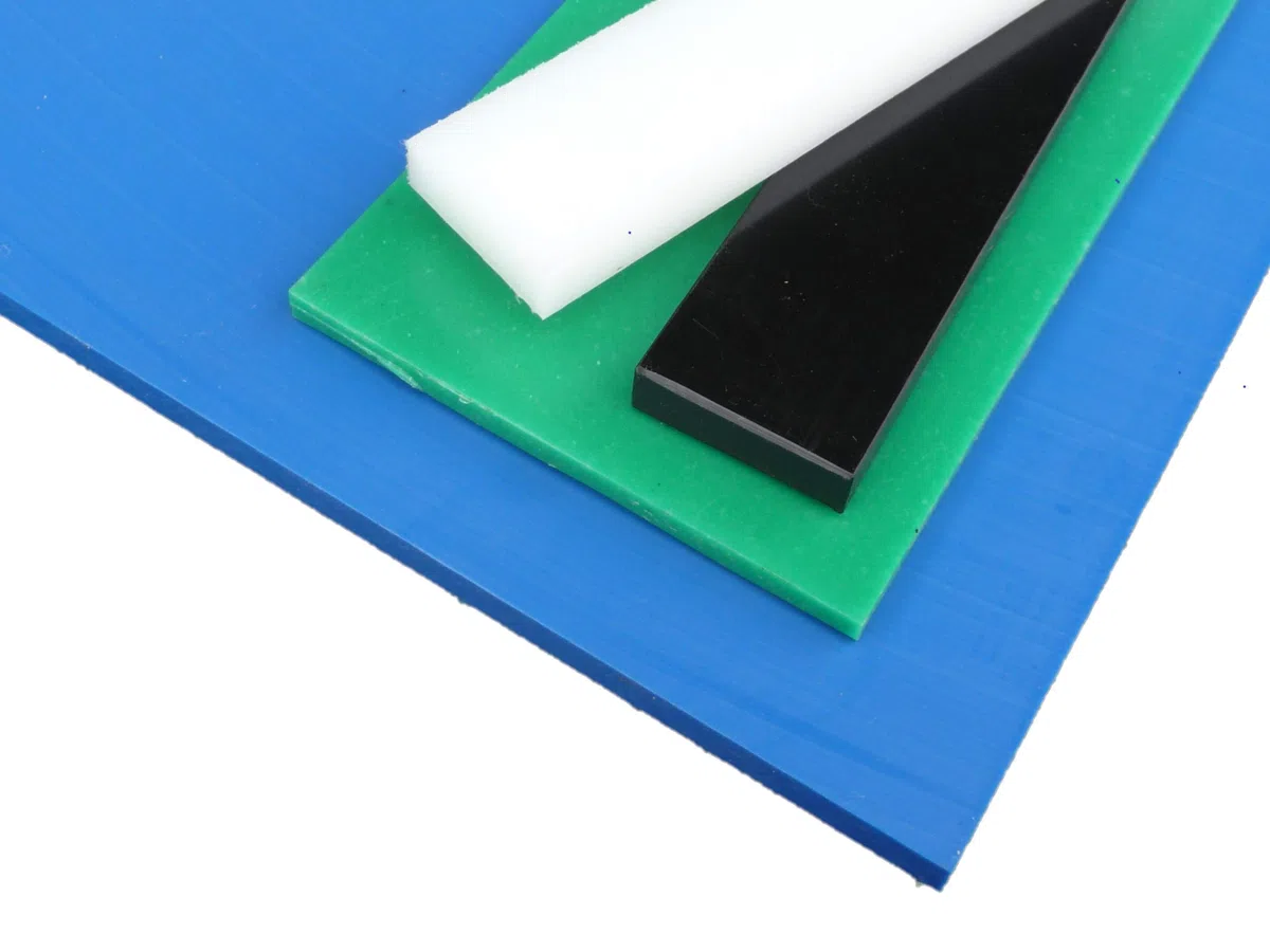 Platte aus PE-HD, 1000 x 495 x 12 mm natur (weiß) Zuschnitt PE alt-intech®
