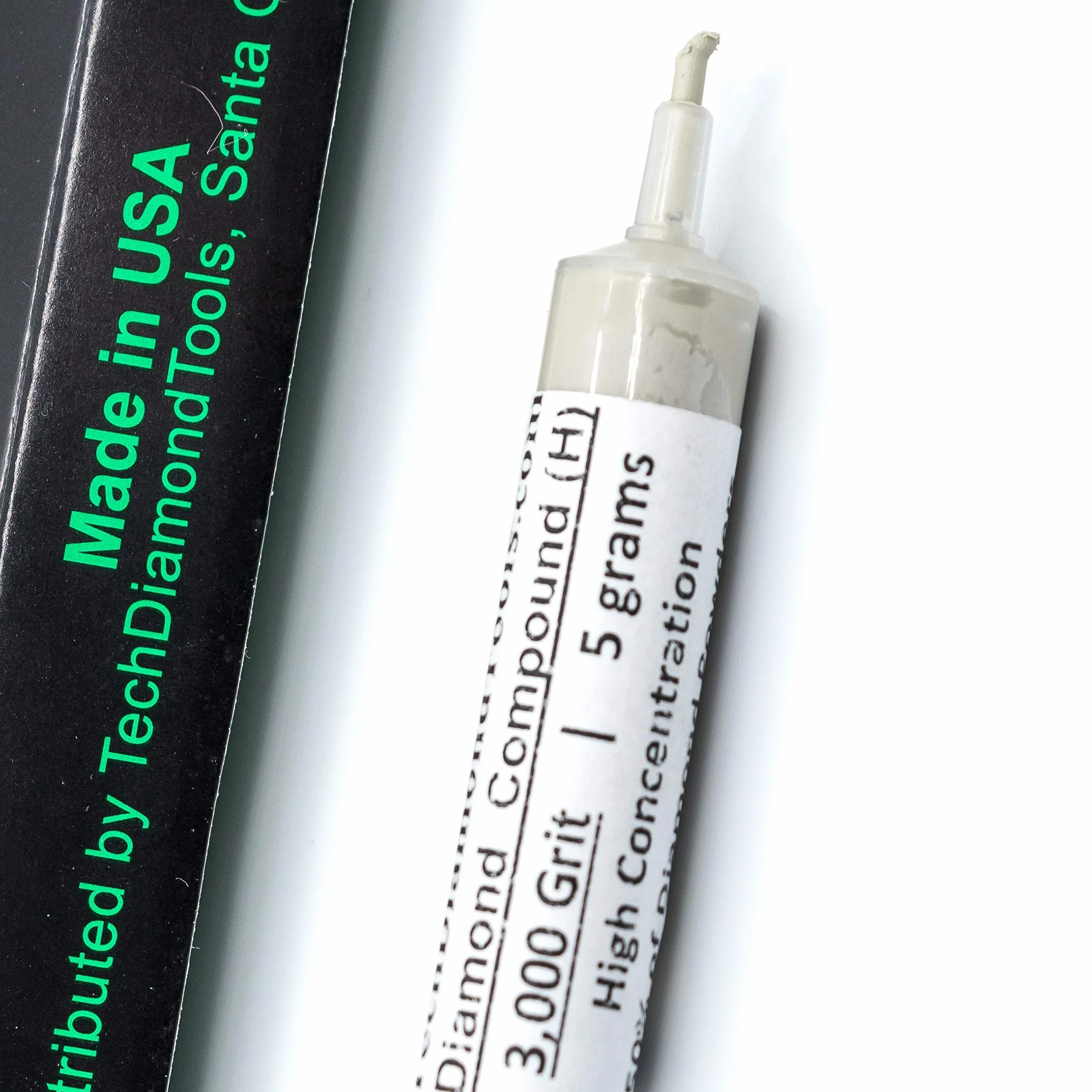 TechDiamondTools Diamant-Polierpaste 3.000 Körnung Masche 3-6 Mikron für feines Polieren 5 Gramm mit hoher (H) 50% Konzentration von Damond-Pulver