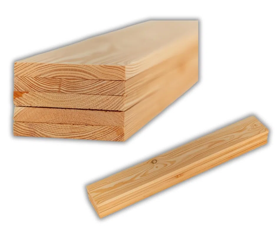 Holzbrett Holzplatte, Holzbretter zum Bauen, Zaunlatten Holz, Glatt Gehobeltes Holz, Terrassendiele, Verschiedene Längen zur Auswahl, 5 Stück Kiefer, 100cm