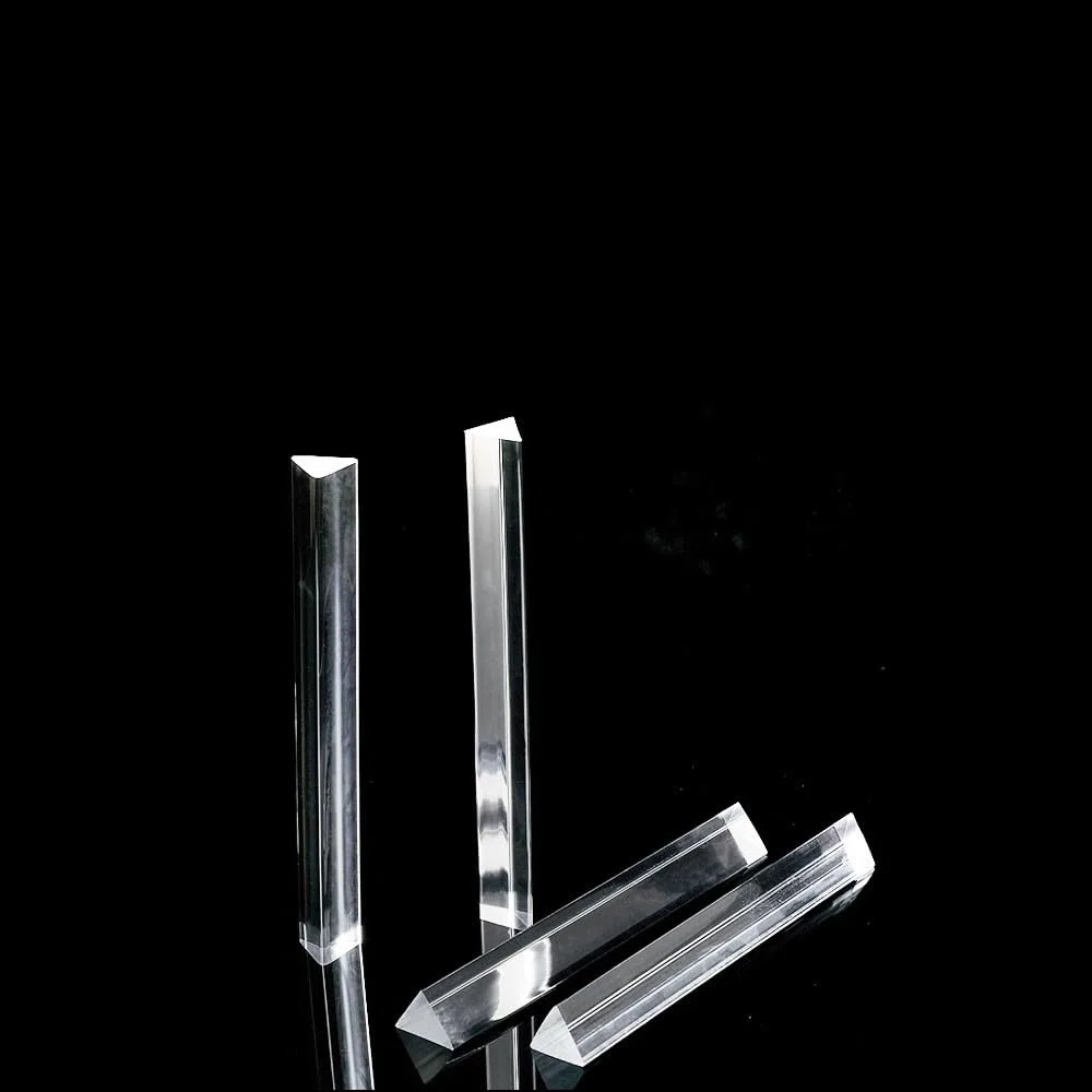30 Stück Acryl-Dreiecksstreifen – 3 mm und 5 mm PMMA-Lichtleiterstäbe – transparentes 500 mm gleichschenkliges rechtwinkliges Dreieck(3x3x500mm)