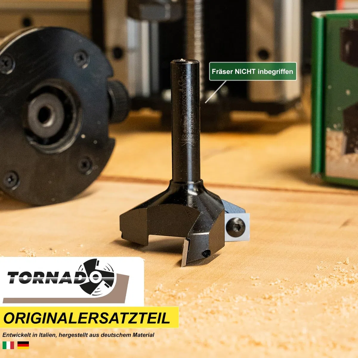 Fraiser Hartmetall-Wendeplatten (HM/Widia) für Planfräser Tornado - 10 Stück (12x12 mm)