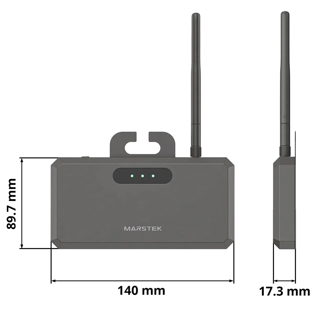 Marstek B2500 Speicher/Batterie für Balkonkraftwerk 2.24KWh MPP Tracker mit Smartmeter CT001, 6000+ Ladezyklen, App-Steuerung, für Innen- und Außenbereich (IP65), durch P2500 erweiterbar bis 6.7KWh