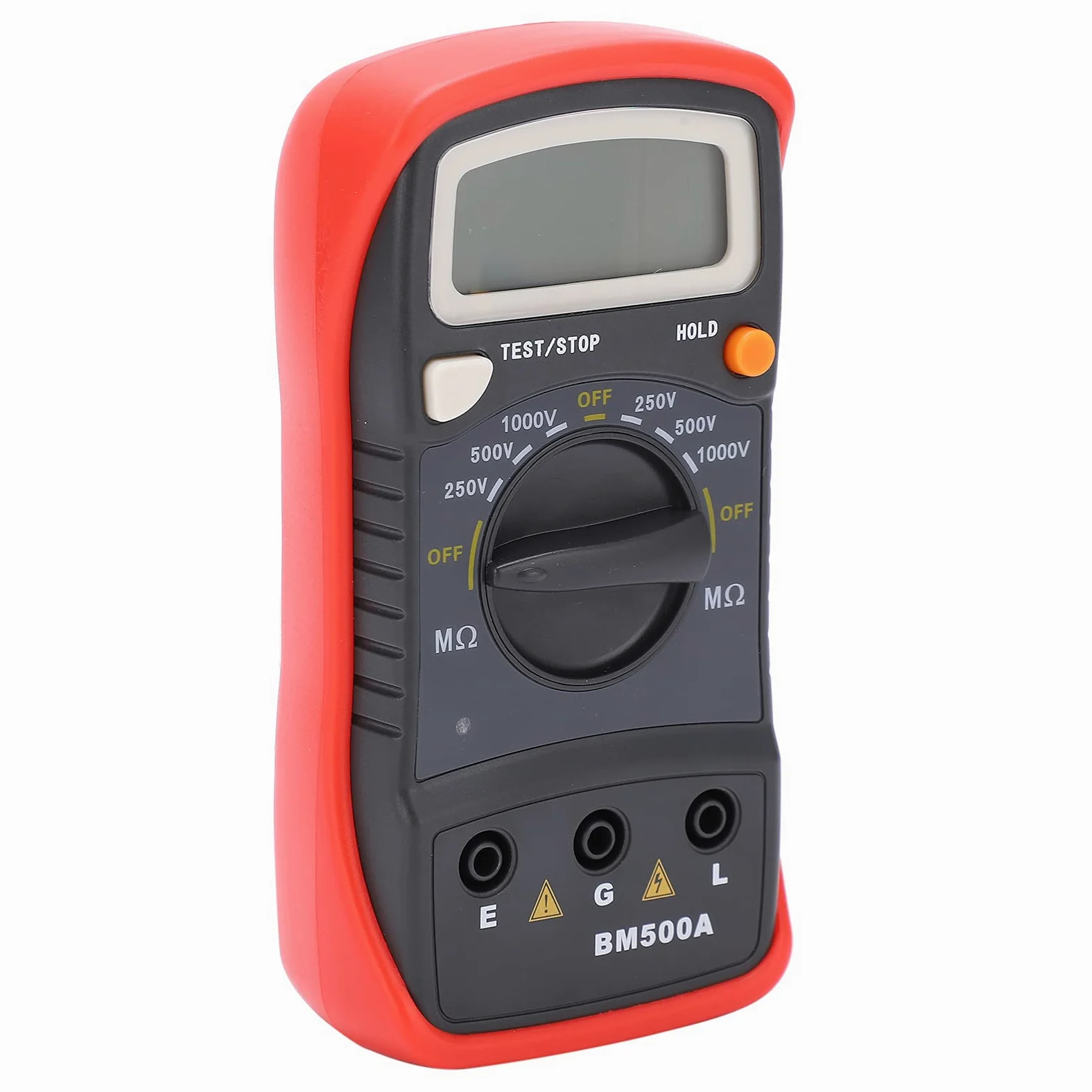 Isolationswiderstandstester, Digitales Megaohmmeter für Wartung, Test und Inspektion, 250 V, 500 V, 1000 V