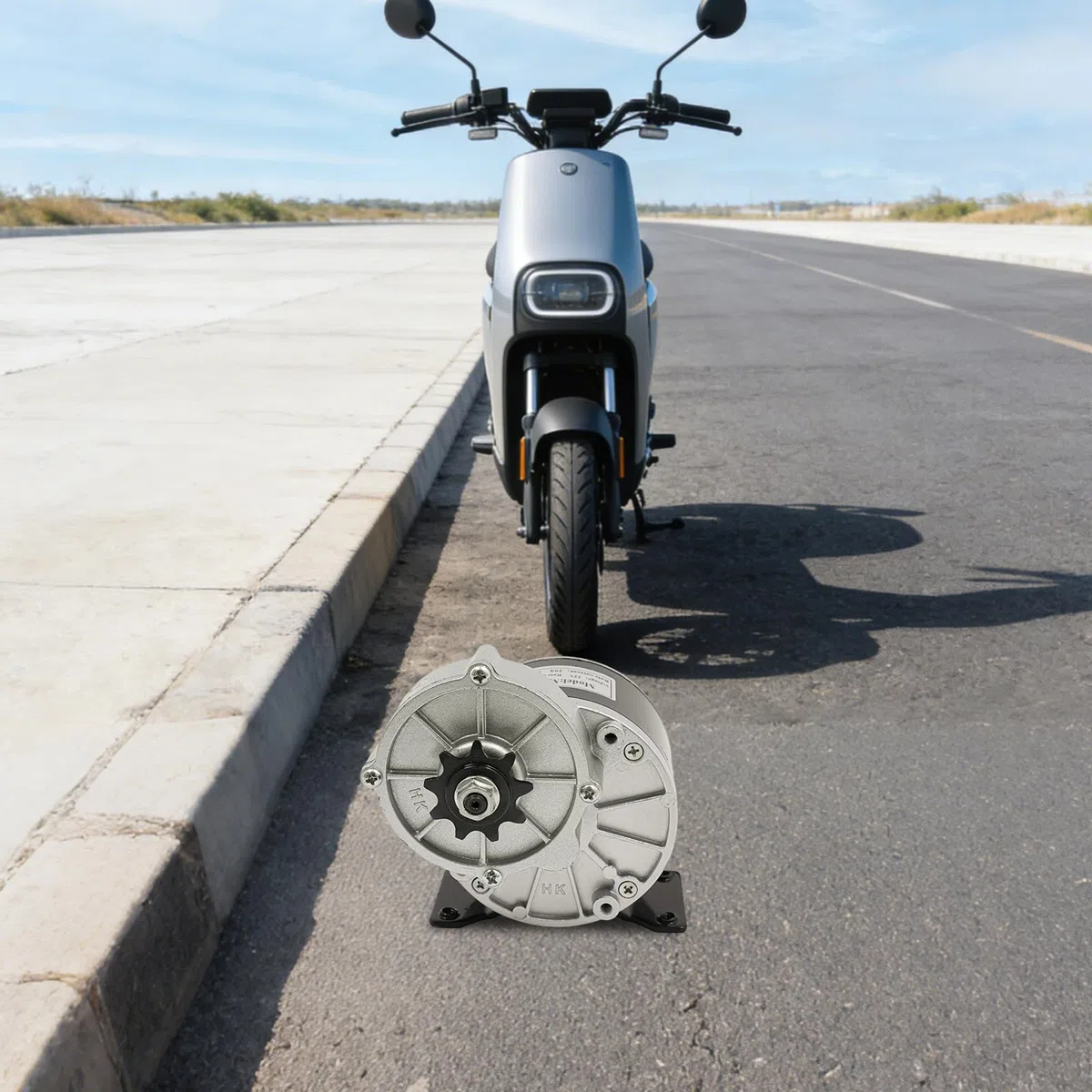 12V 250W DC-Bürsten Getriebemotor, Untersetzungs Elektromotor mit großem Drehmoment, 2750RPM für E‑Bike Elektrofahrrad Roller Pocket Bike Modifikation