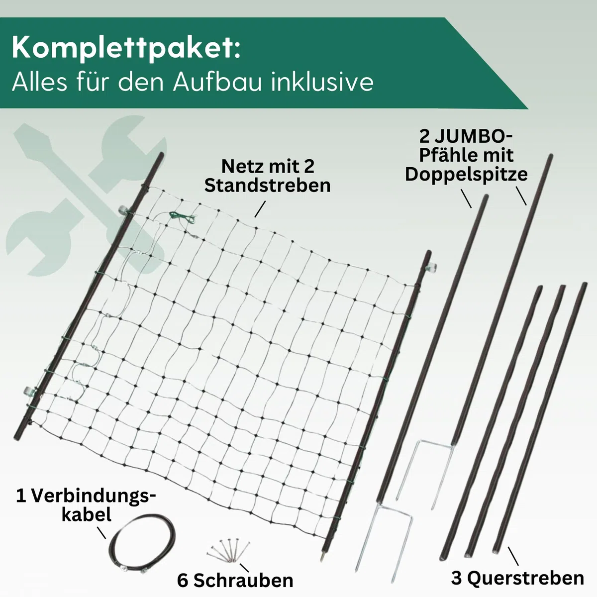 Agrarzone Tür für Weidezaunnetz bis 125 cm Zauntür Weidezaun Hühner Tor | 86 cm Öffnungsbreite, elektrifizierbar, Weidetor, Weidezaun