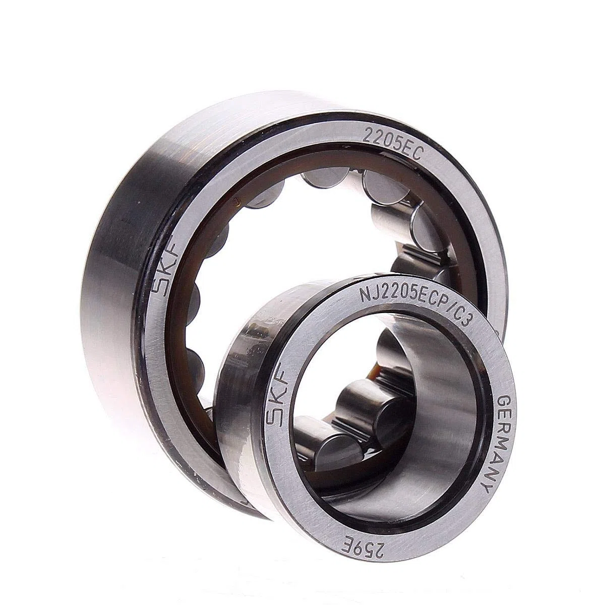 NJ2205ECP/C3 SKF Zylinderrollenlager Roller Bearing 25x52x18mm