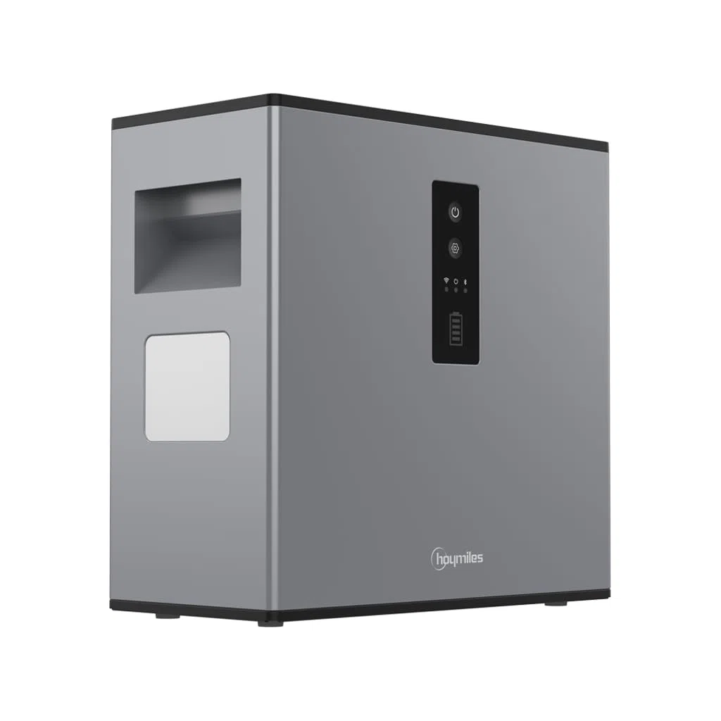 Hoymiles Solarspeicher 2240Wh für Balkonkraftwerk PLUG & PLAY Speicher für PV Anlage, 2,24kW Stromspeicher Solarbank für Haus Balkon, kompatibel mit mehreren Micro Wechselrichter, IP65 Wasserdicht