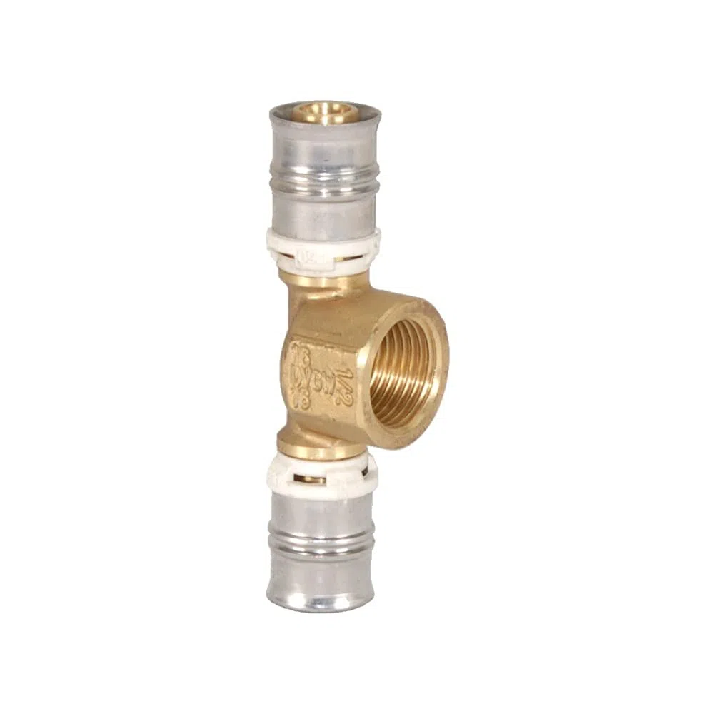 Alpex F 50 PROFI Übergangs-T-Stück mit IG, 26 mm x 1/2" x 26 mm