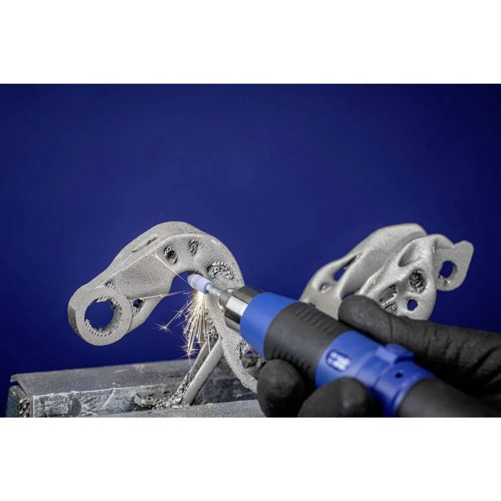 PFERD TOOLS Schleifstift-Set TOUGH, 15-teilig, Schaft-ø 3 mm, fein, Korundgemisch aus Keramikkorn und weißem Edelkorund, 33920235 – für den universellen Einsatz auf schwer zerspanbaren Werkstoffen