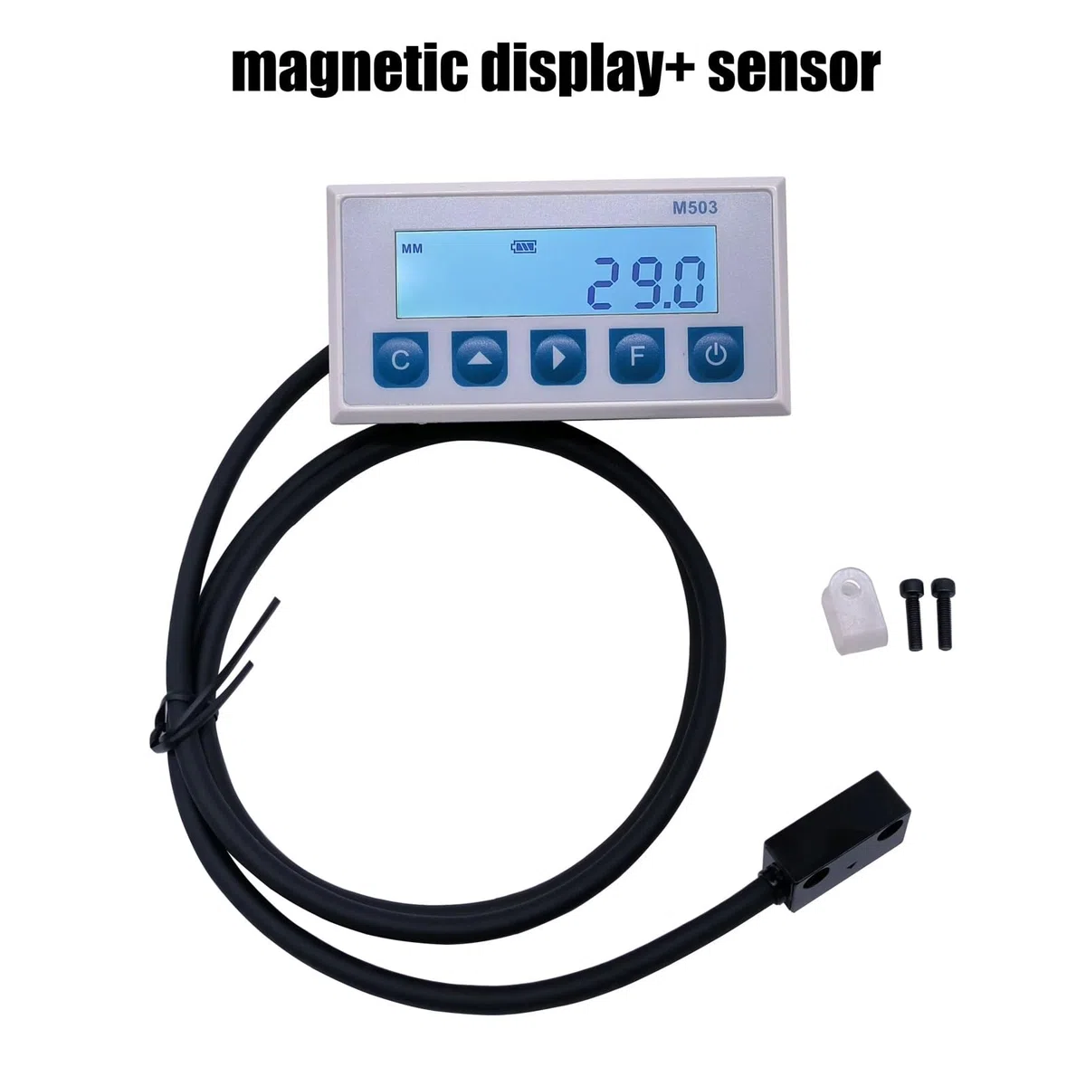 Magnetische Skala DRO Display Integrierte Embedded Magnet Messsystem Magnetband mit Fleck Gürtel Profil Holzbearbeitung,Digitales DRO(M503 Display Sensor)