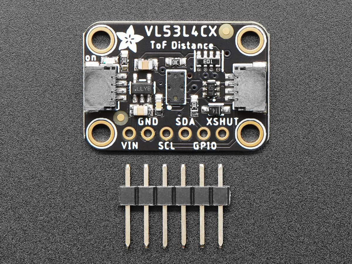Adafruit VL53L4CX Time of Flight Abstandssensor, ca. 1 bis 6000mm, STEMMA QT/Qwiic, 5425