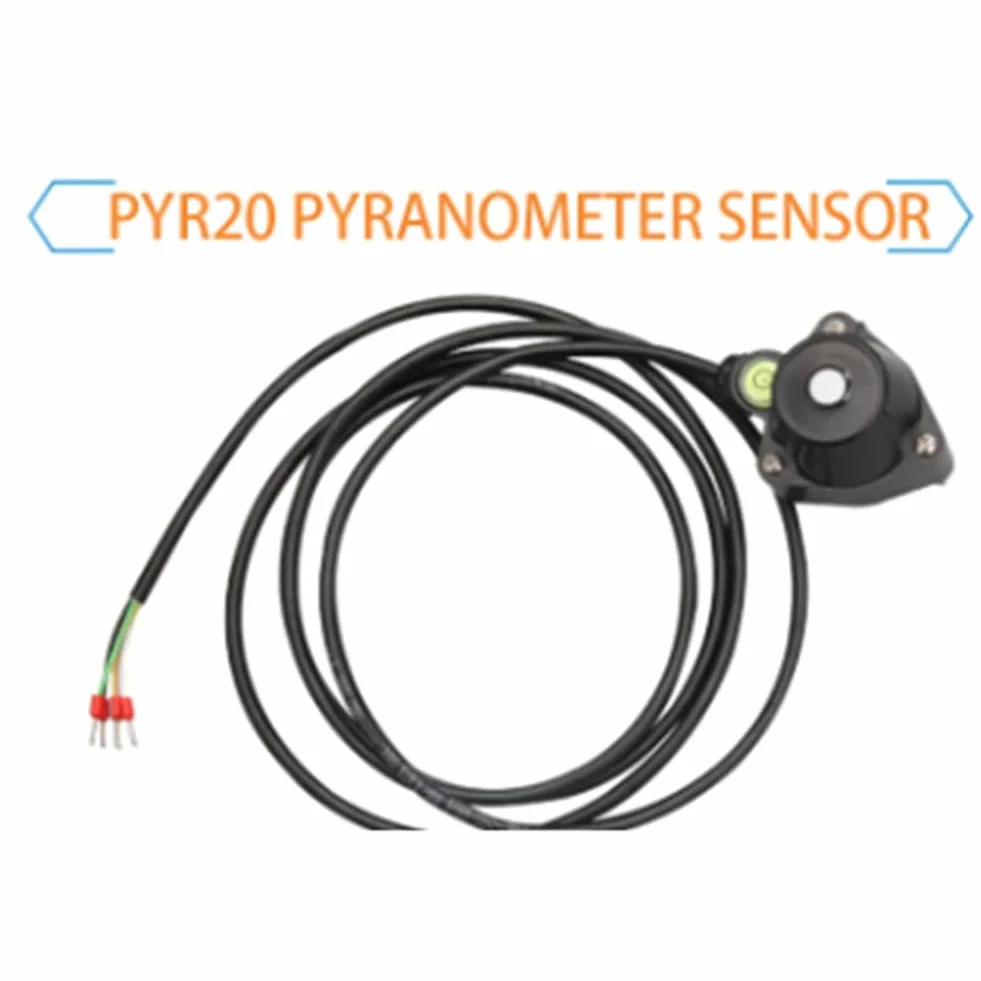 PYR20 Solarstrahlungs-/Pyranometersensor, Einfache Installation, Einfach zu Bedienen, Schwarz (4–20 MA)