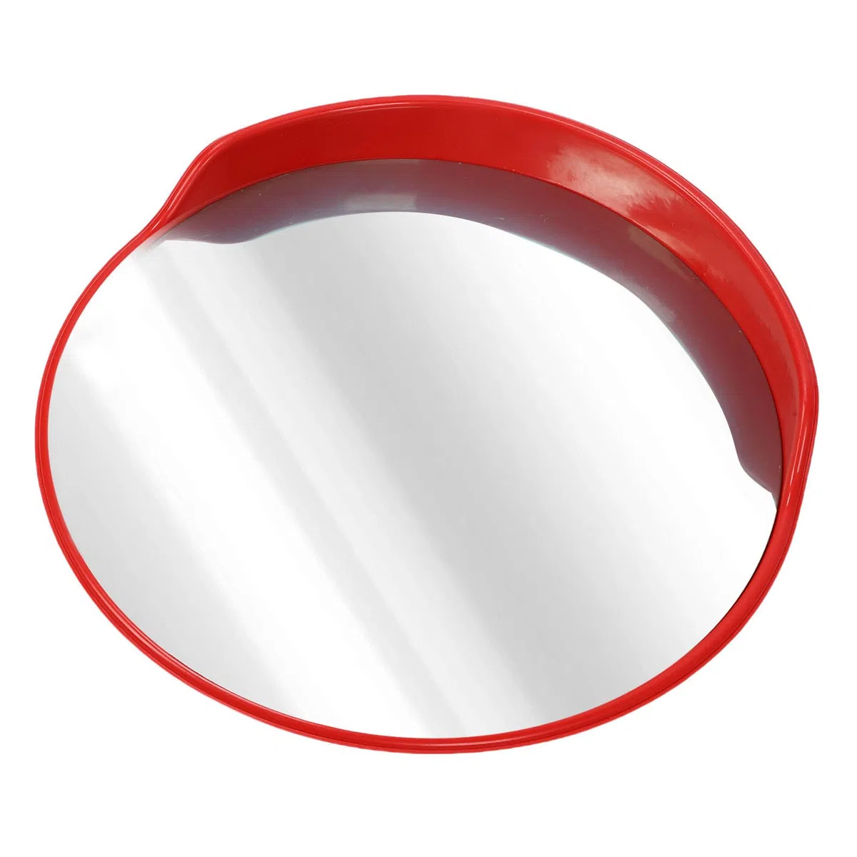 Konvexer Spiegel, Bruchsichere PC-Oberfläche, Verstellbarer Weitwinkel-Sicherheitsspiegel, Toter-Winkel-Spiegel mit 60-mm-Stangenhalterung für Einfahrten, Garagen, Flure, (30 cm)