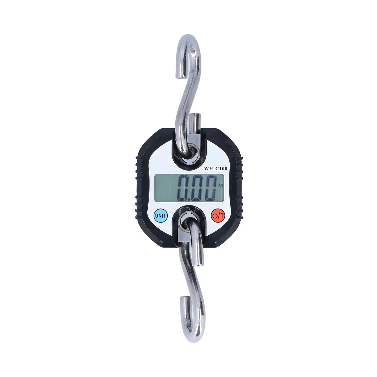Digitale Hängewaage Handheld 150 Kg Mini-Kranwaage Tragbares Wiegehaken-Hängewerkzeug Mit Doppelter Genauigkeit Für Das Angeln Auf Dem Bauernhof Im Freien(Schwarz),Plattformwaage