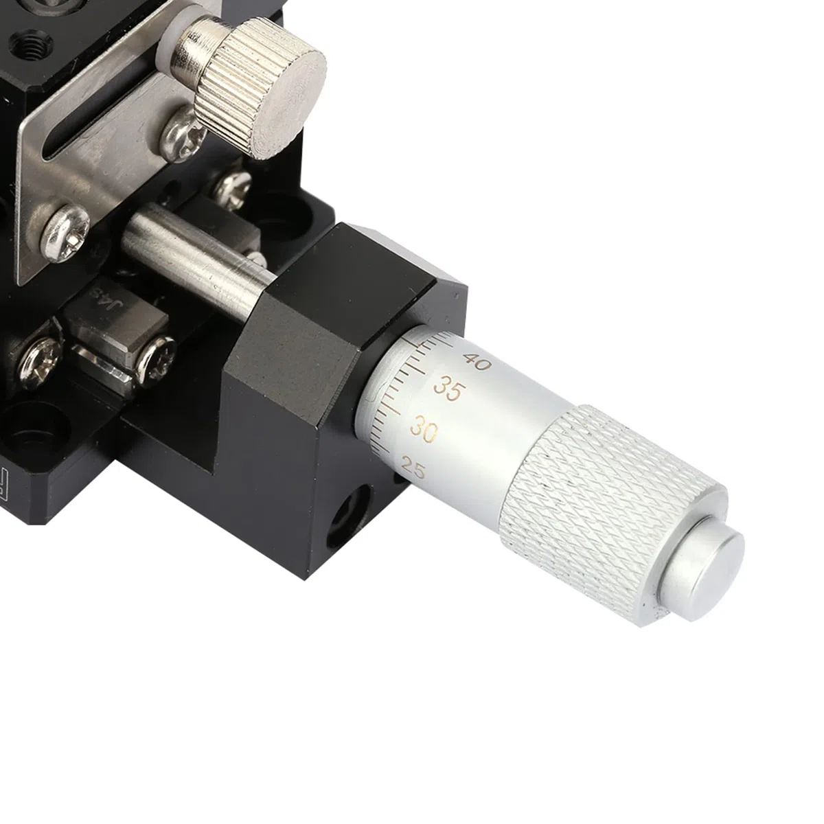 XY-Lineartisch, SEMY40AC Mikrometer, Manueller Schiebetisch, Trimmplattform, Rollenlineartische, 40 X 40 X 40 Mm, Geeignet für Kreuzrollenlager