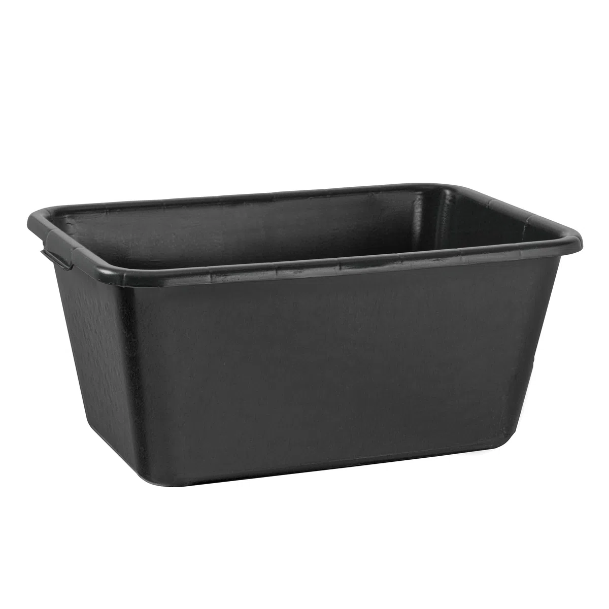 Mörtelwanne 65 L Rechteckig Schwarz Maurerkasten Profi 10er Set Bauwanne | BURI Baueimer Made in Germany aus strapazierfähigem Kunststoff als Zementwanne, Pflanzkübel und robuster Mörtelbehälter