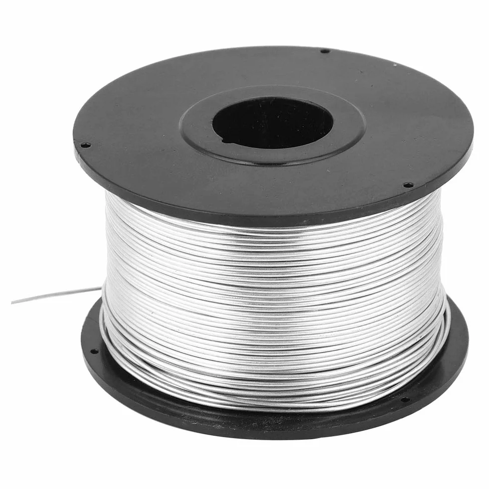 4 Stück Rebar Bindedraht, 110m 0.8mm Stahldrähte Schweißdraht Steel Rebar Bindedraht Tie Wire Bewehrungsdrahtspule Kohlenstoffarmen Stahl Bindedrahts Ersatz für Automatic Rebars Tying Wire