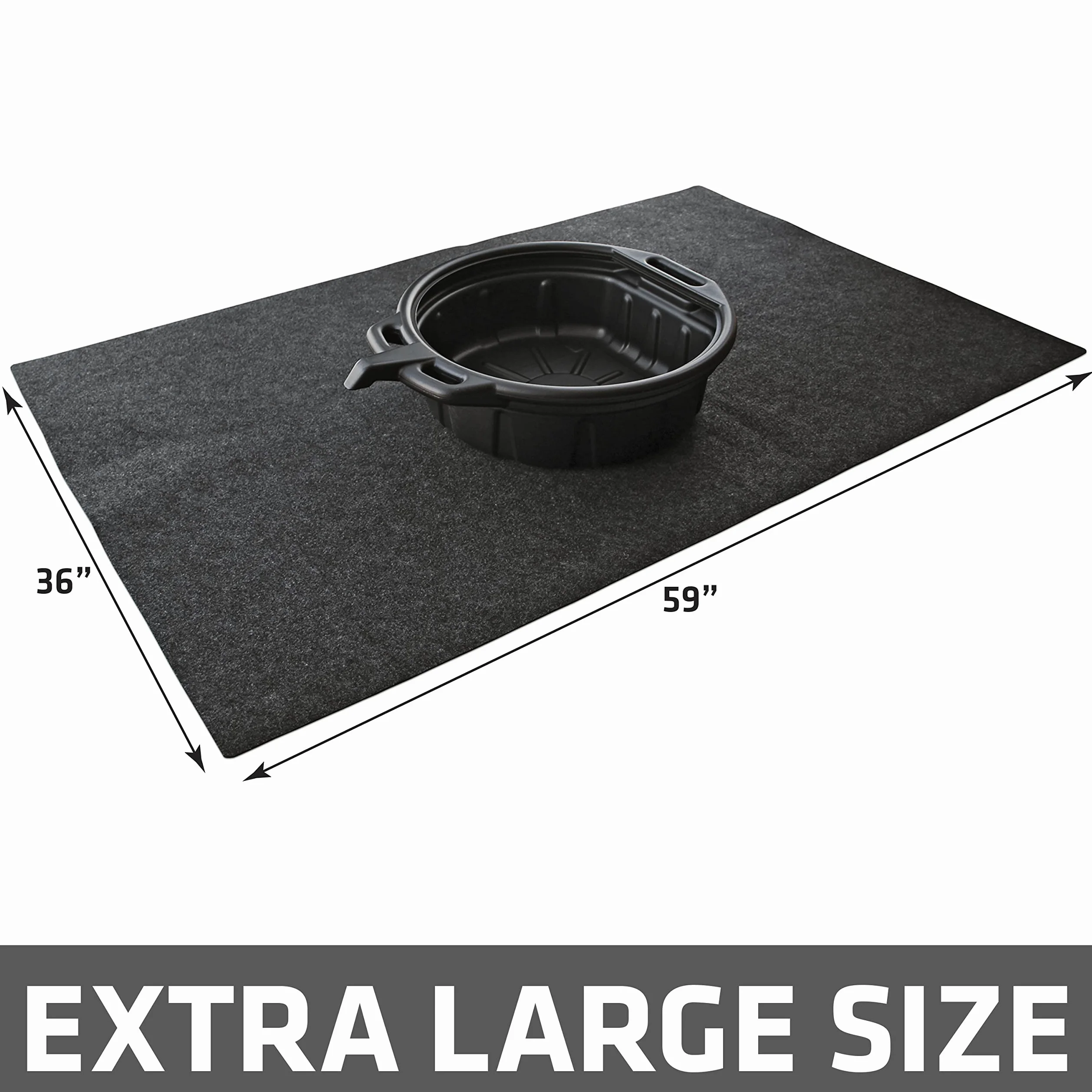 Drymate XL Oil Spill Mat (36 "x 60"), Premium Absorbent Oil Mat - wiederverwendbar/langlebig/wasserdicht - Ölkissen enthält Flüssigkeiten