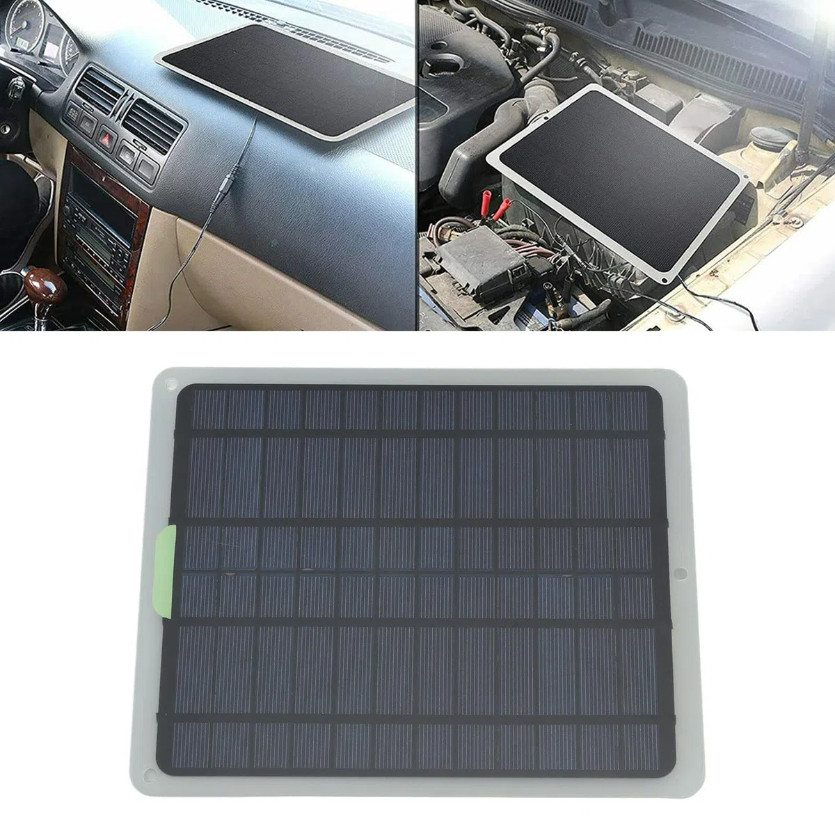 Solarpanel Kit, 22W, 12V OBD-Batterieregler, Hochleistungs-Solarmodul für Boote, Anhänger, Camping, Marine, Netzunabhängiger Betrieb